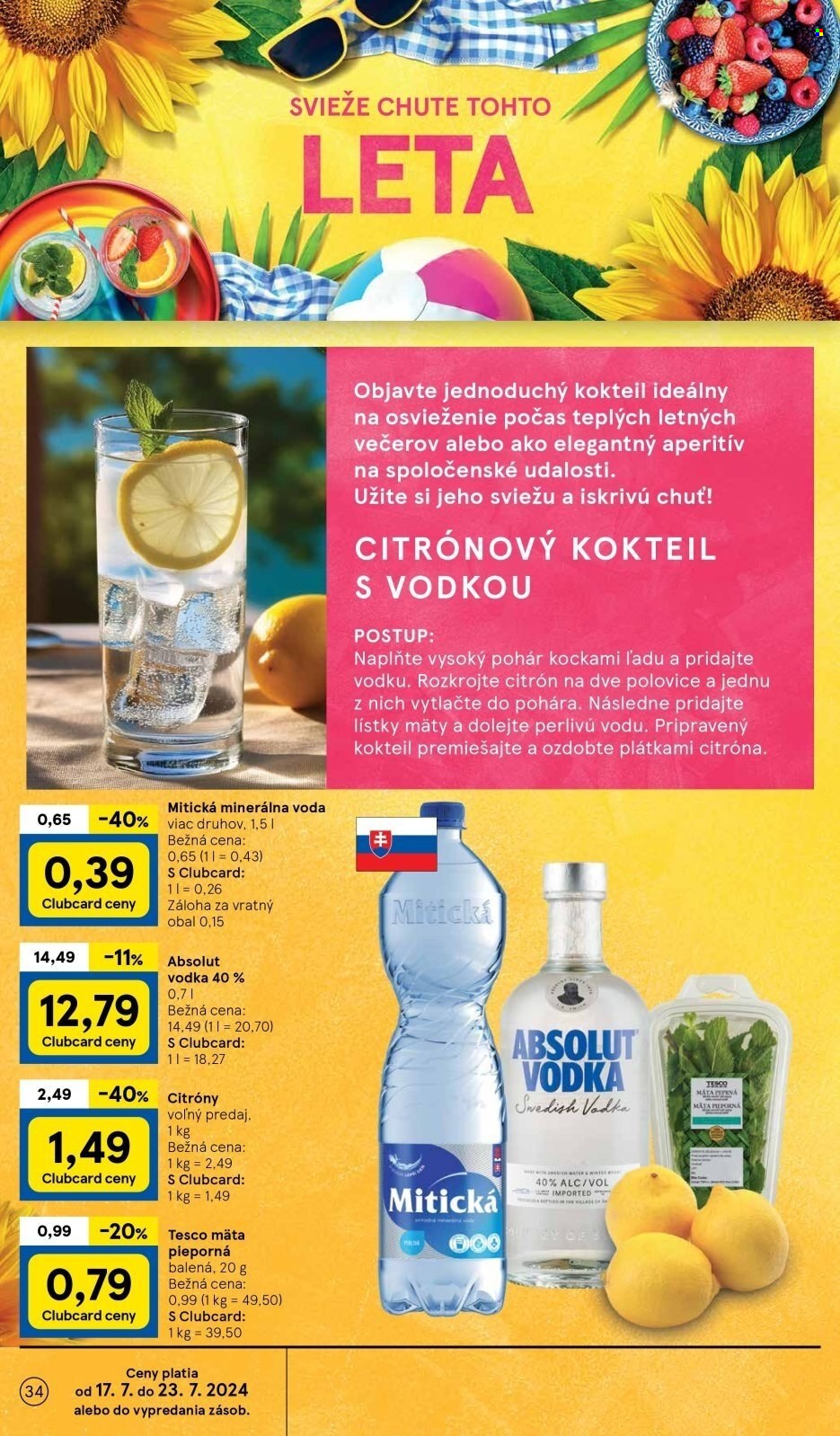 Leták TESCO - 17.7.2024 - 23.7.2024. Strana 34