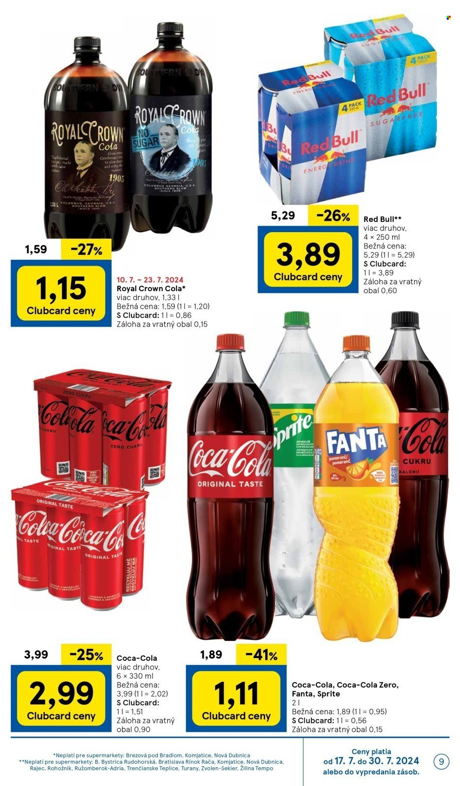 Leták TESCO supermarket - 17.7.2024 - 23.7.2024. Strana 9