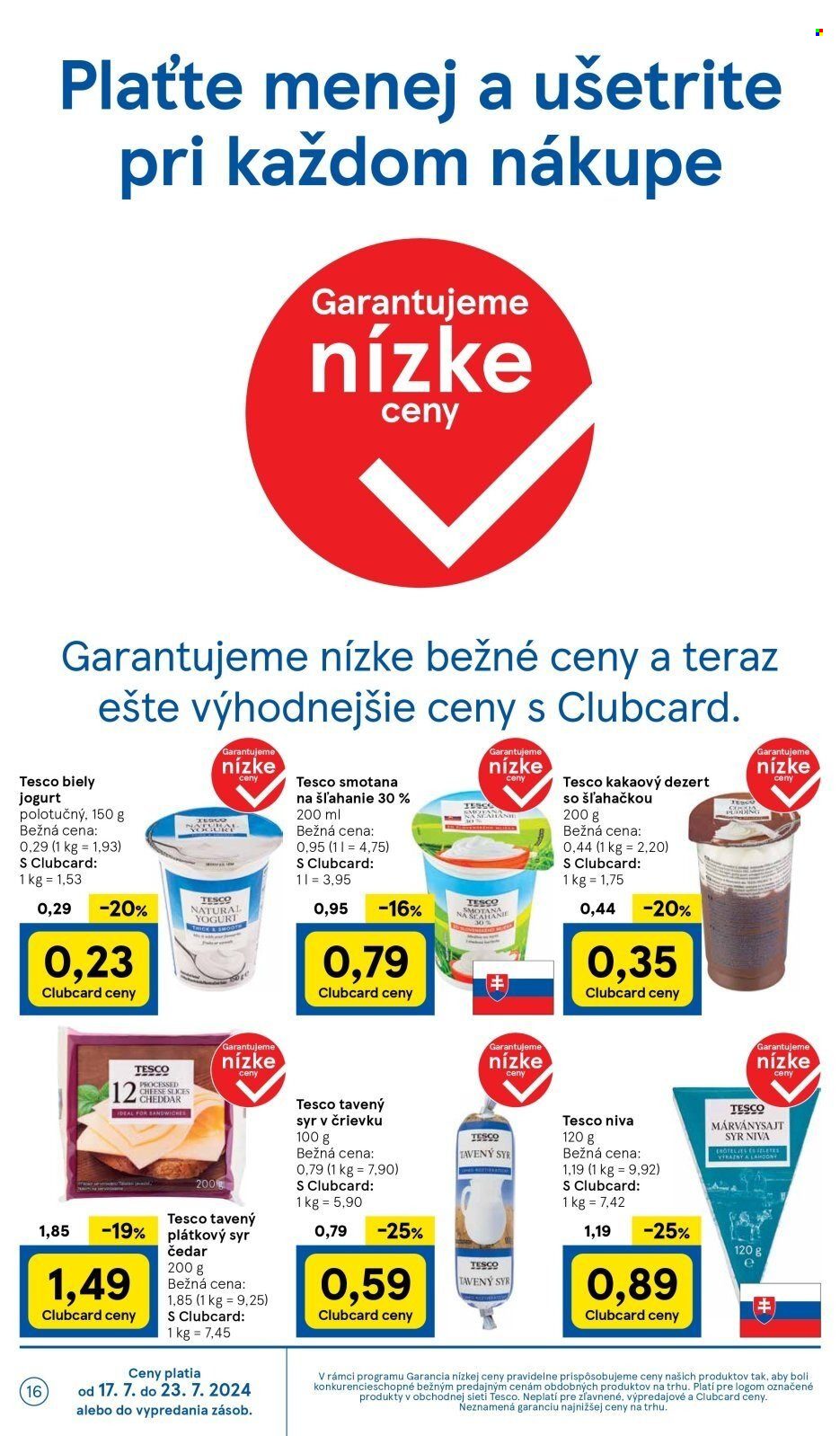 Leták TESCO supermarket - 17.7.2024 - 23.7.2024. Strana 16