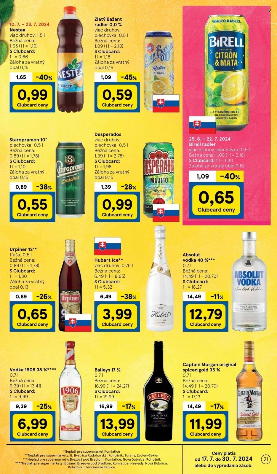 Leták TESCO supermarket - 17.7.2024 - 23.7.2024. Strana 21
