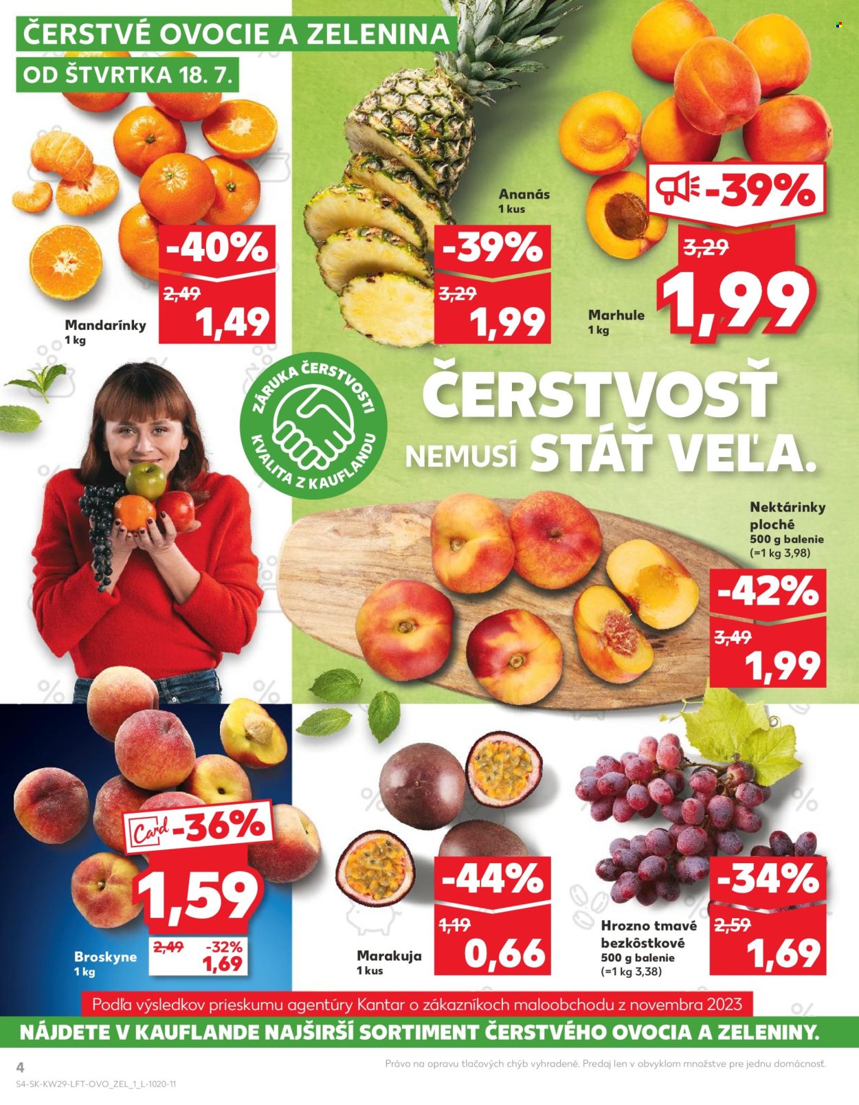 Leták Kaufland - 18.7.2024 - 24.7.2024. Strana 4