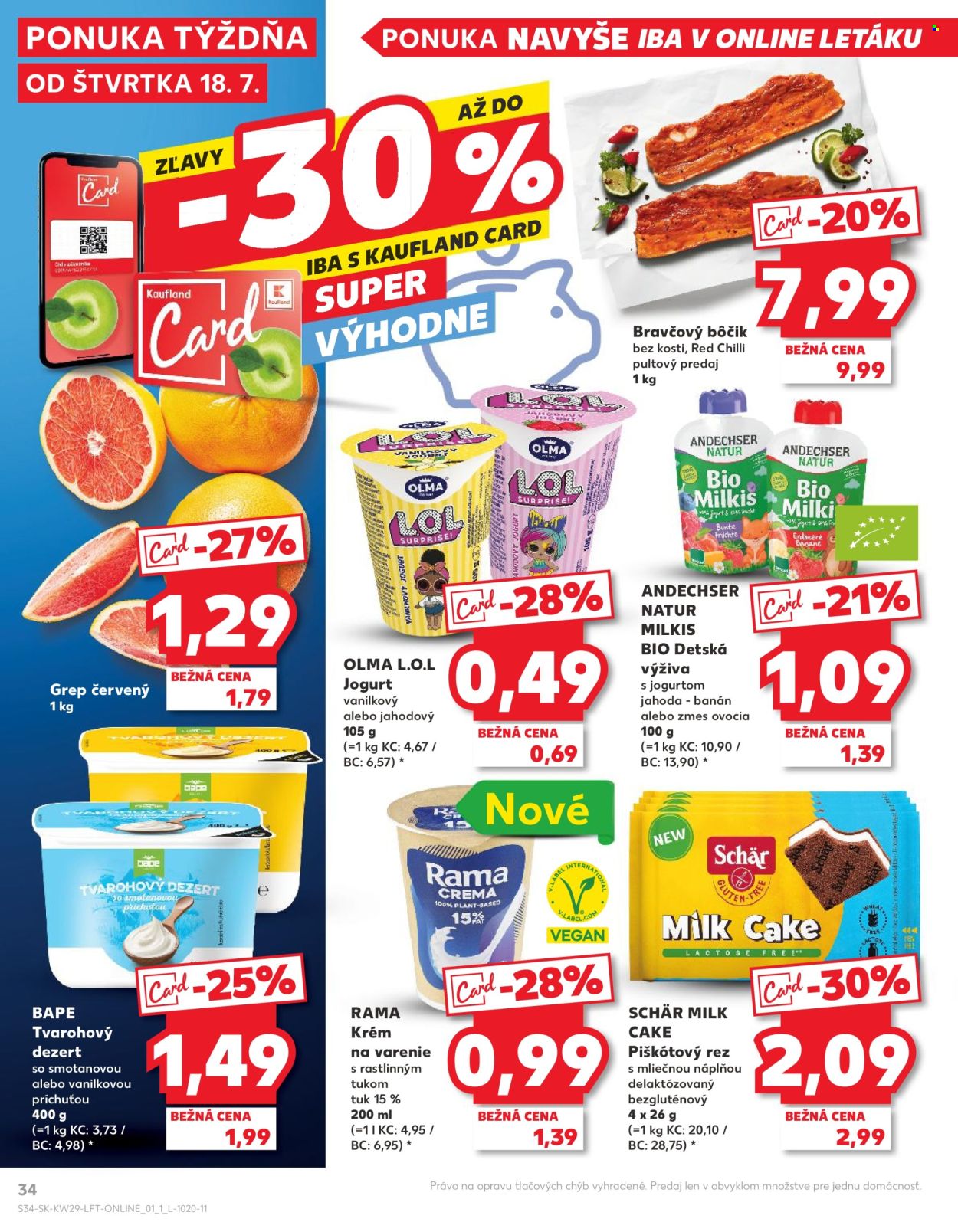 Leták Kaufland - 18.7.2024 - 24.7.2024. Strana 34