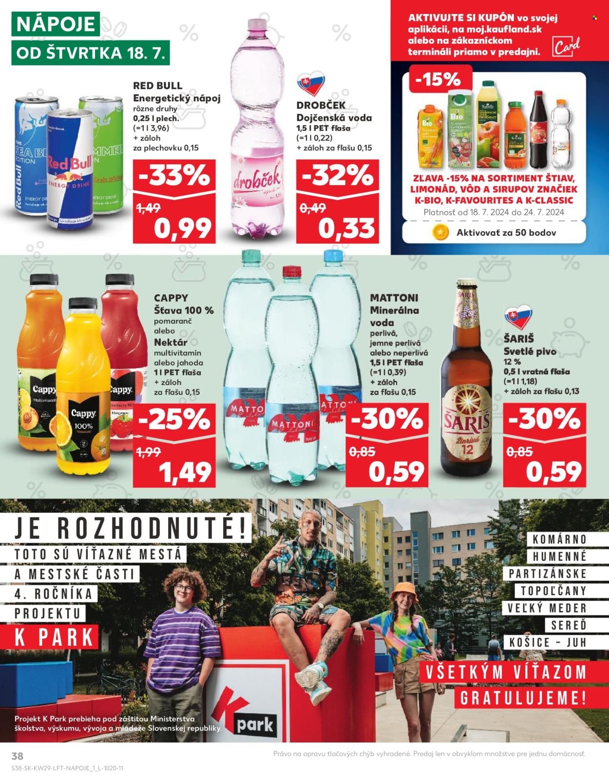 Leták Kaufland - 18.7.2024 - 24.7.2024. Strana 38