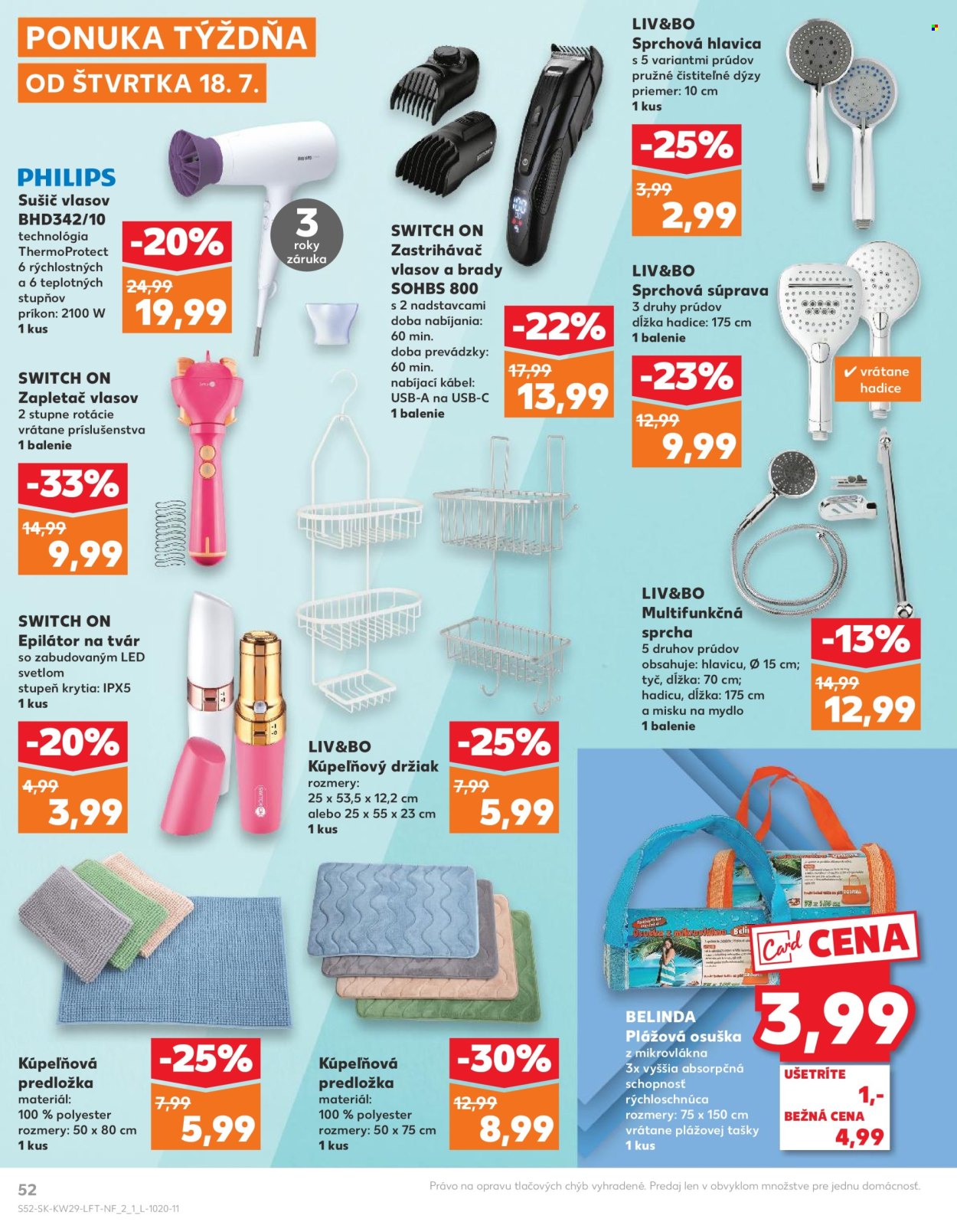 Leták Kaufland - 18.7.2024 - 24.7.2024. Strana 52