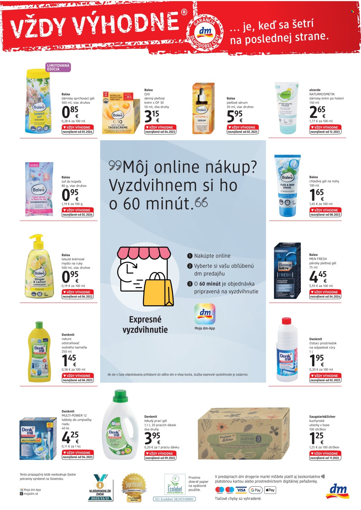 Leták dm drogerie - 1.7.2024 - 31.7.2024. Strana 4