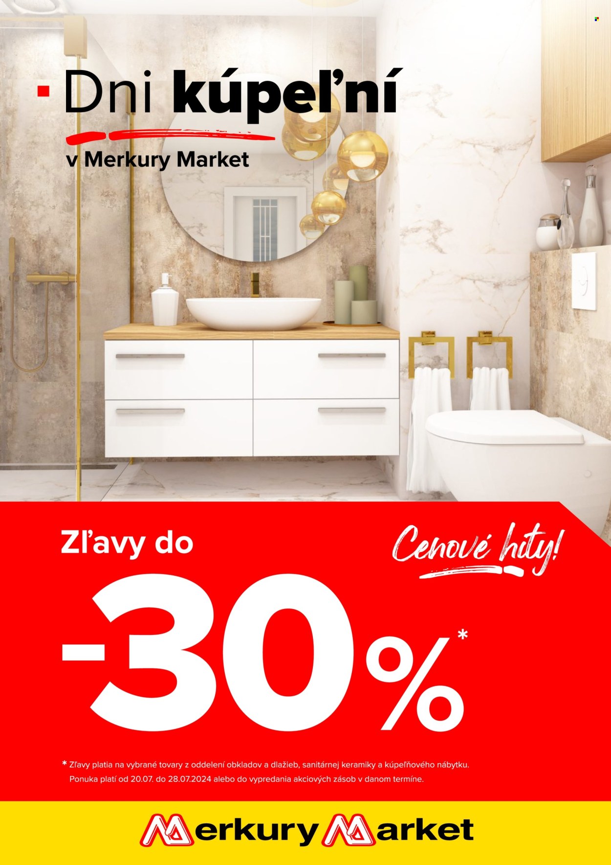Leták Merkury Market - 20.7.2024 - 28.7.2024. Strana 1