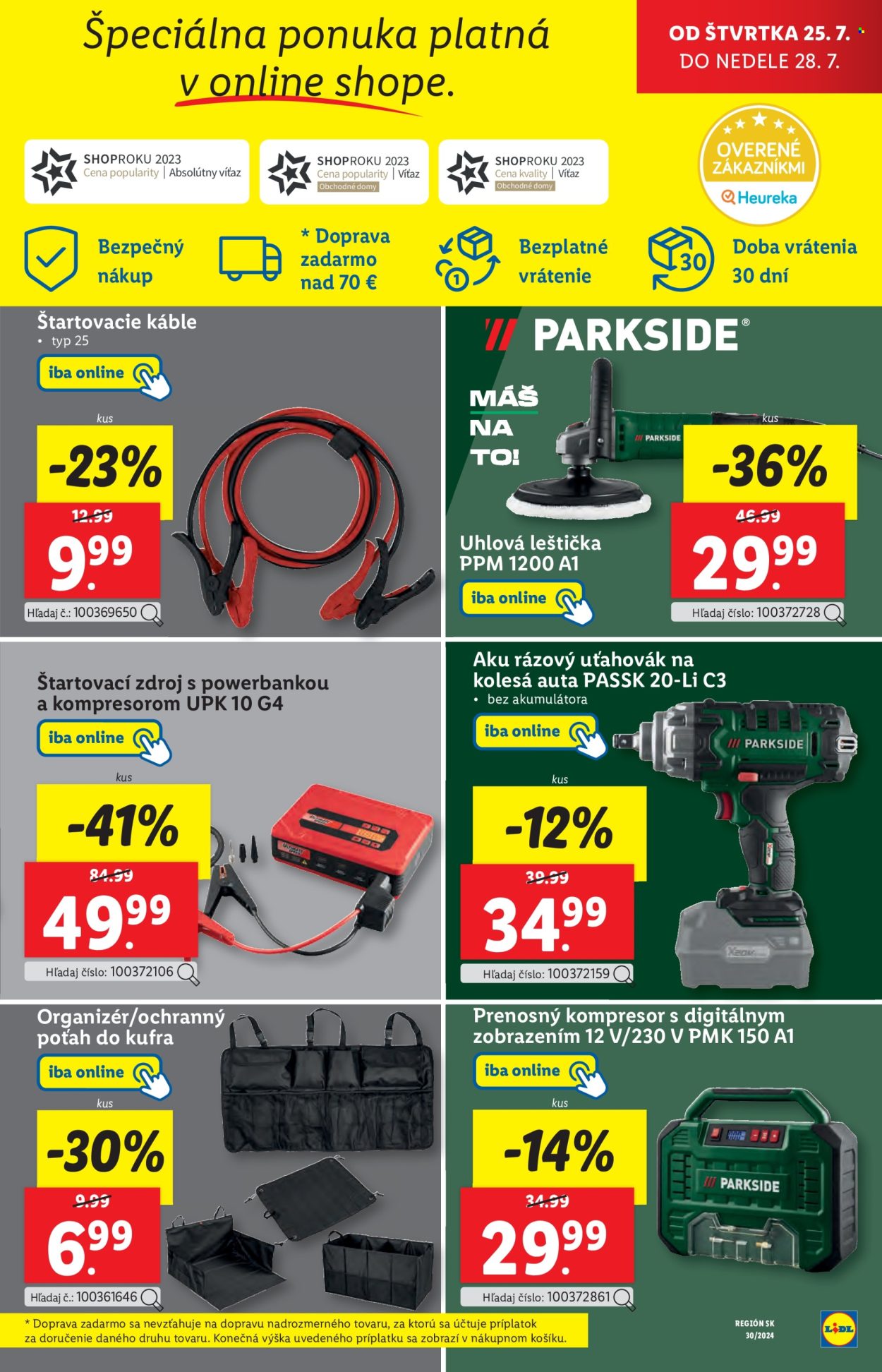 Leták Lidl - 25.7.2024 - 28.7.2024. Strana 73