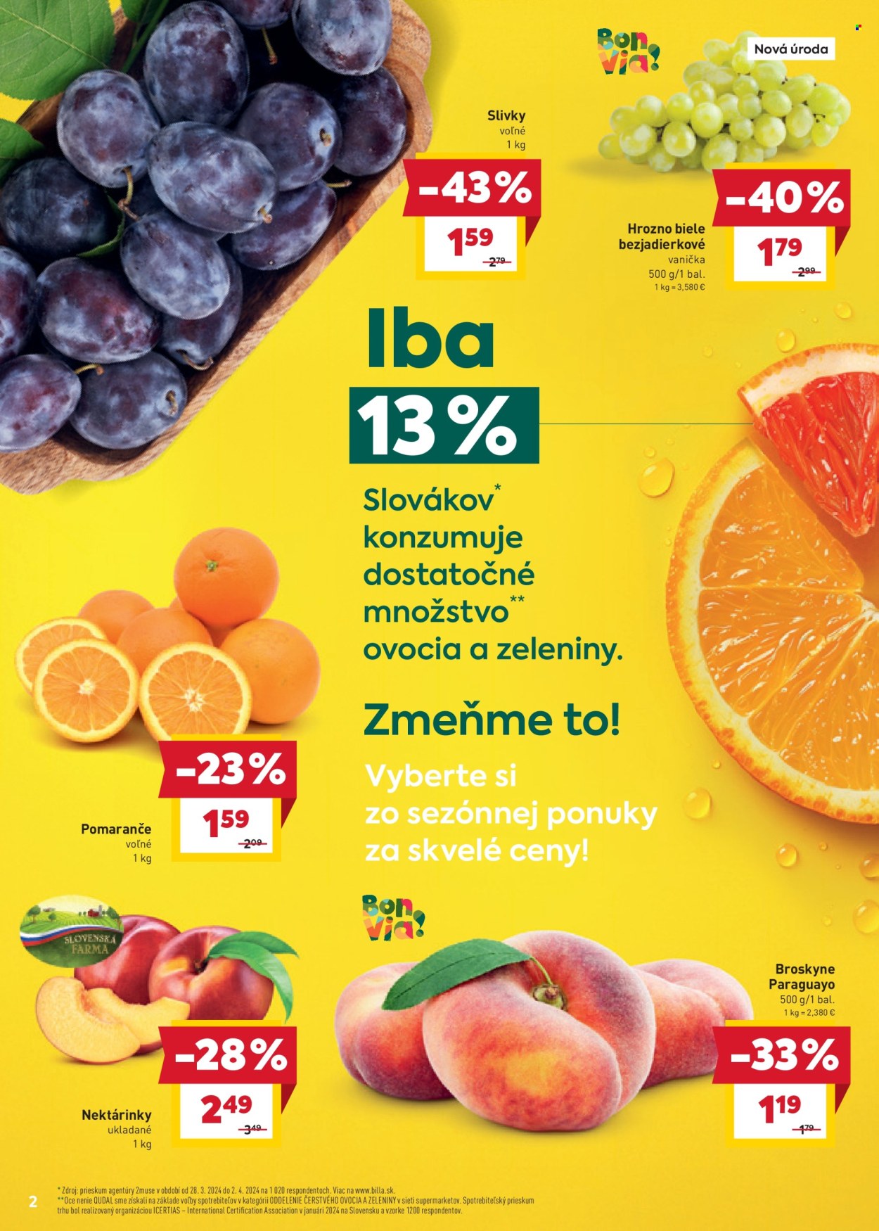 Leták Billa - 24.7.2024 - 30.7.2024. Strana 2