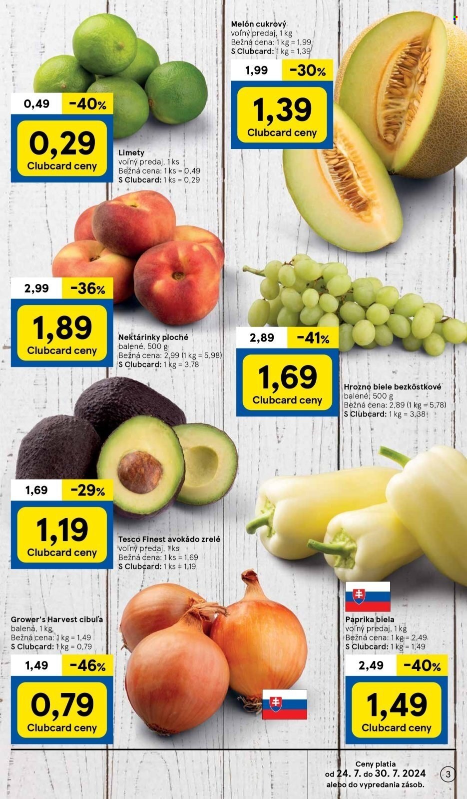 Leták TESCO - 24.7.2024 - 30.7.2024. Strana 3