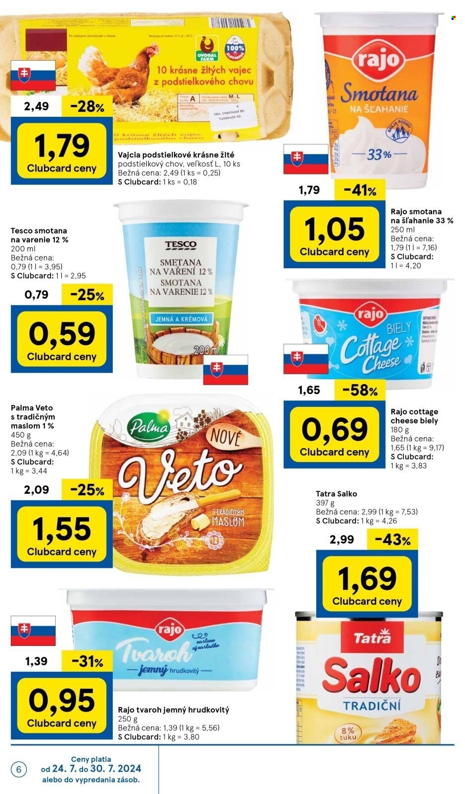 Leták TESCO - 24.7.2024 - 30.7.2024. Strana 6