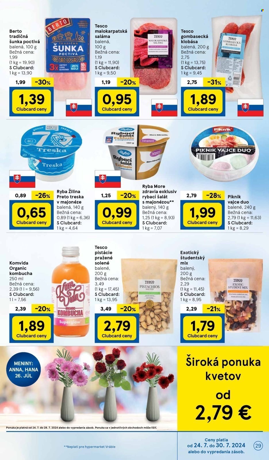 Leták TESCO - 24.7.2024 - 30.7.2024. Strana 29