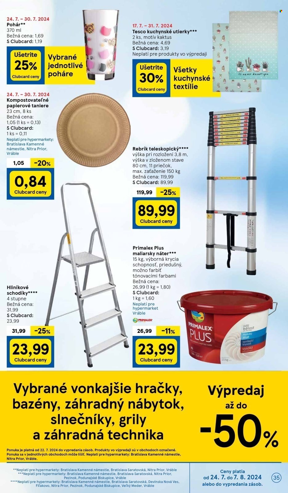 Leták TESCO - 24.7.2024 - 30.7.2024. Strana 35