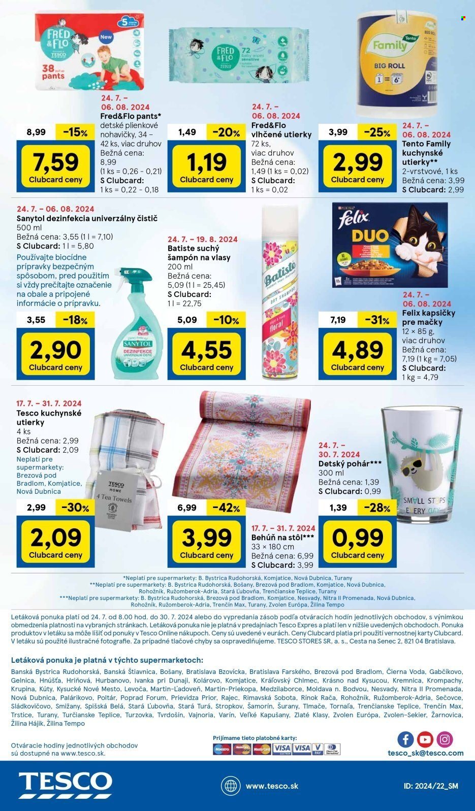Leták TESCO supermarket - 24.7.2024 - 30.7.2024. Strana 23