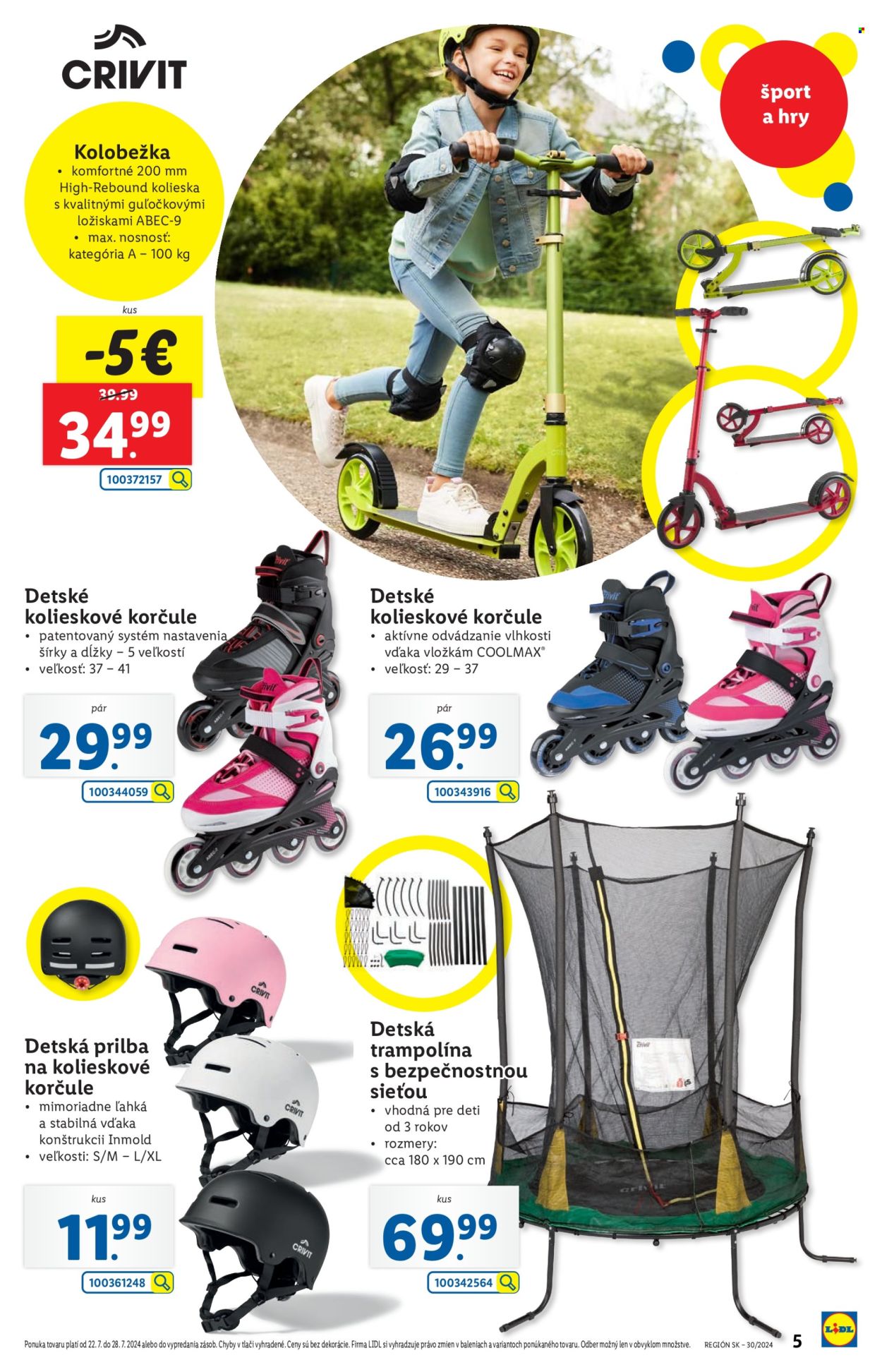 Leták Lidl - 22.7.2024 - 28.7.2024. Strana 5