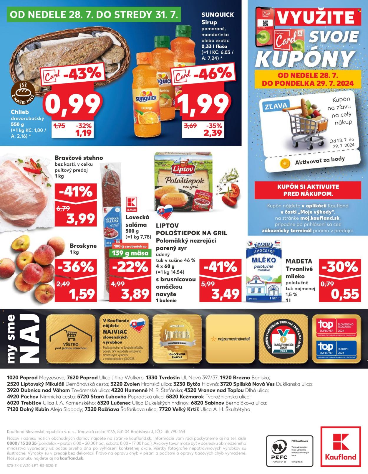 Leták Kaufland - 25.7.2024 - 31.7.2024. Strana 70