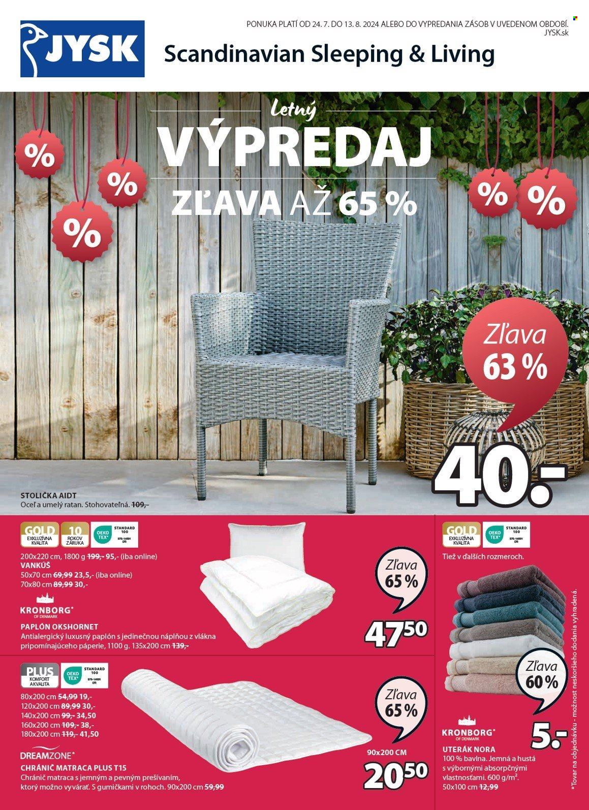Leták JYSK - 24.7.2024 - 13.8.2024. Strana 2