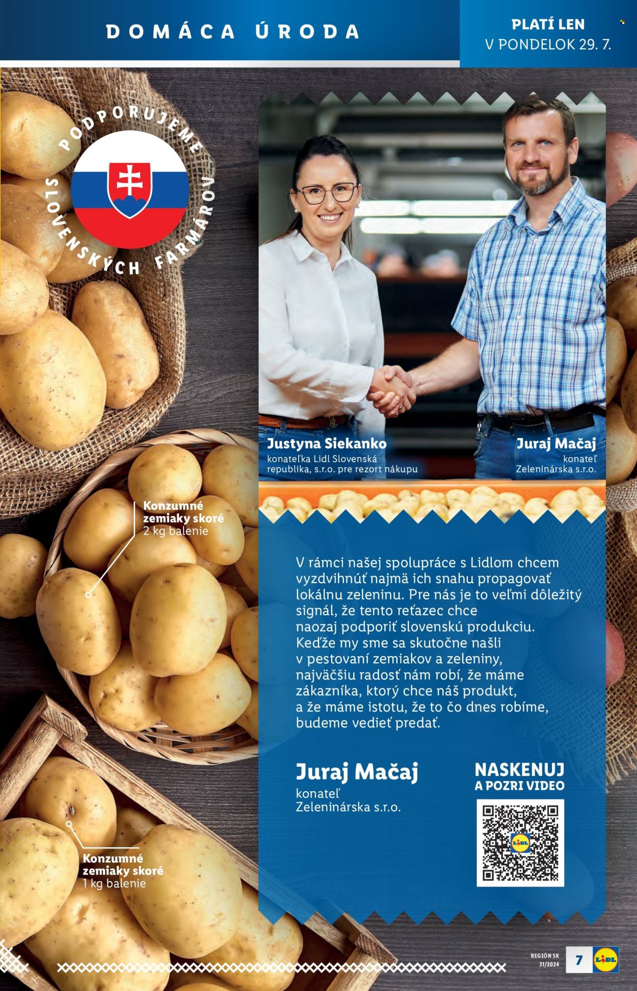 Leták Lidl - 29.7.2024 - 4.8.2024. Strana 7