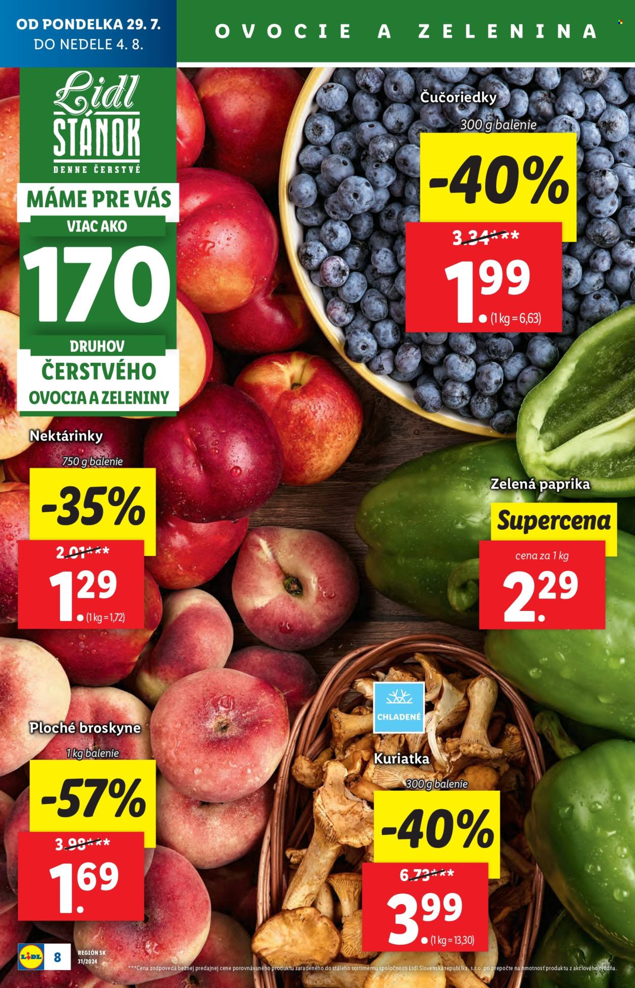 Leták Lidl - 29.7.2024 - 4.8.2024. Strana 8