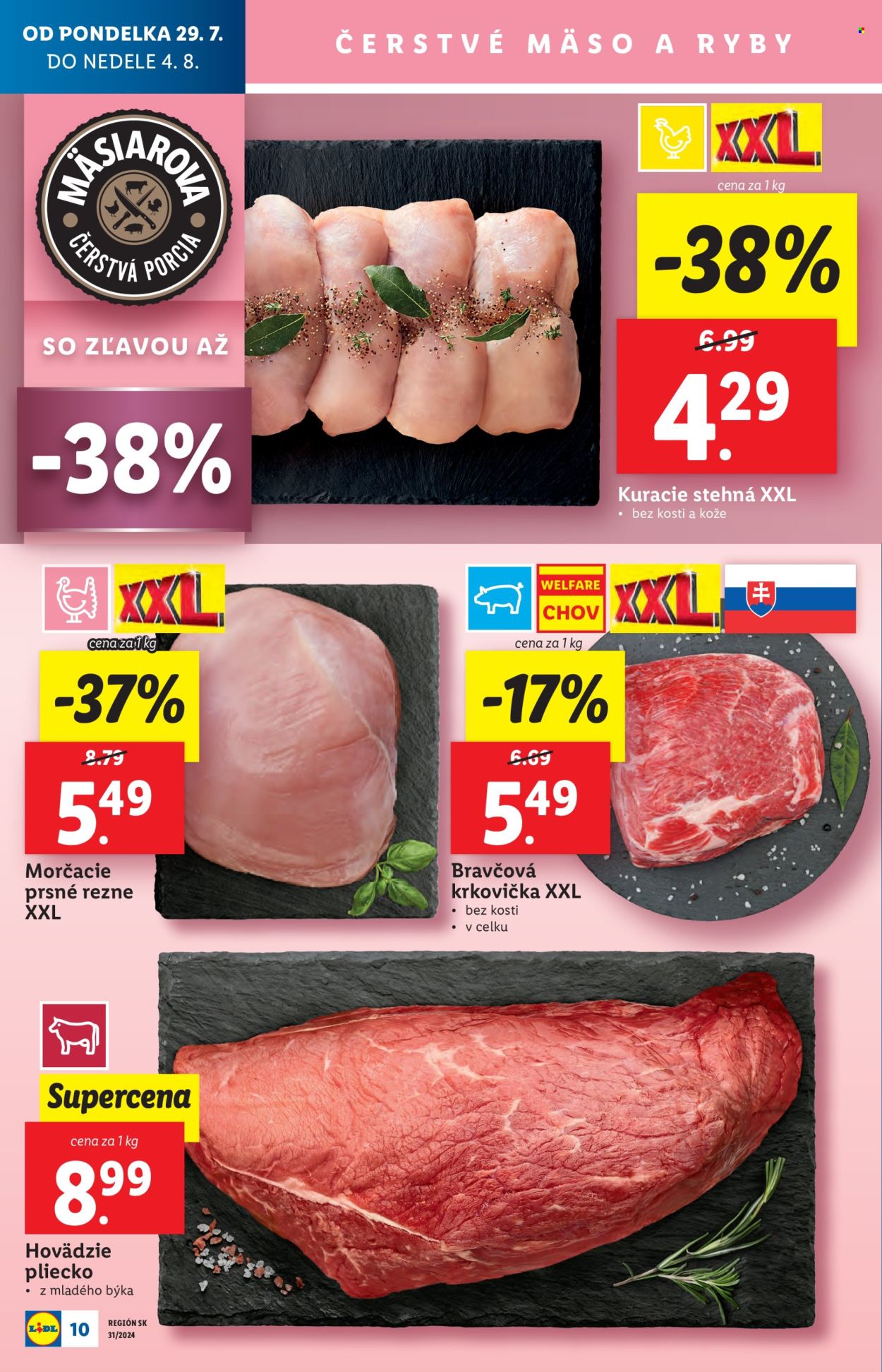 Leták Lidl - 29.7.2024 - 4.8.2024. Strana 10