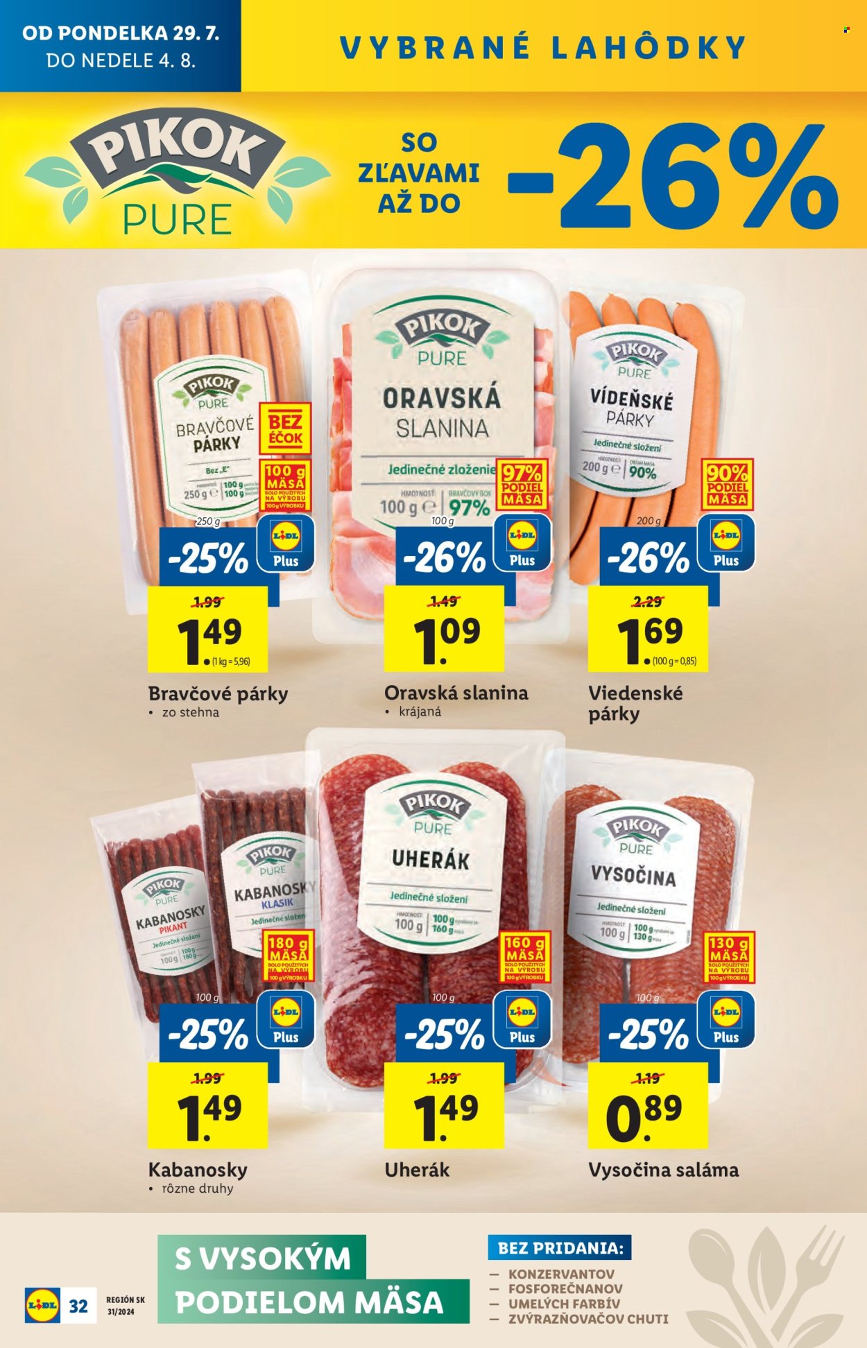 Leták Lidl - 29.7.2024 - 4.8.2024. Strana 38