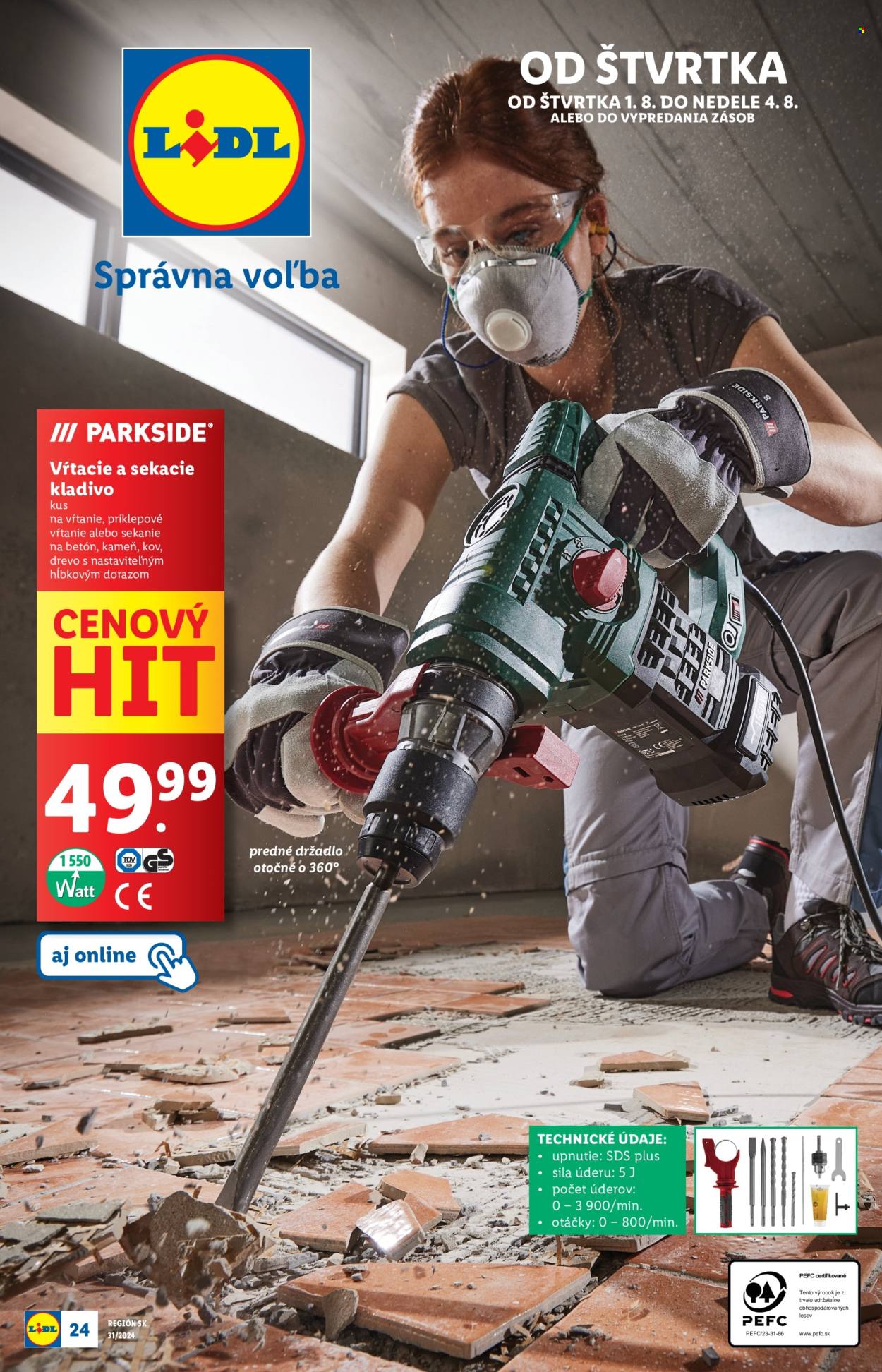 Leták Lidl - 29.7.2024 - 4.8.2024. Strana 24