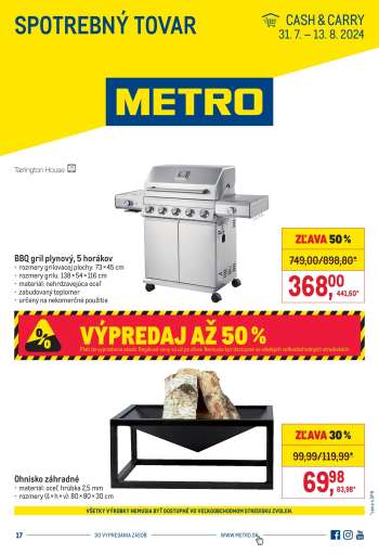 Leták Metro - 31.7.2024 - 13.8.2024.