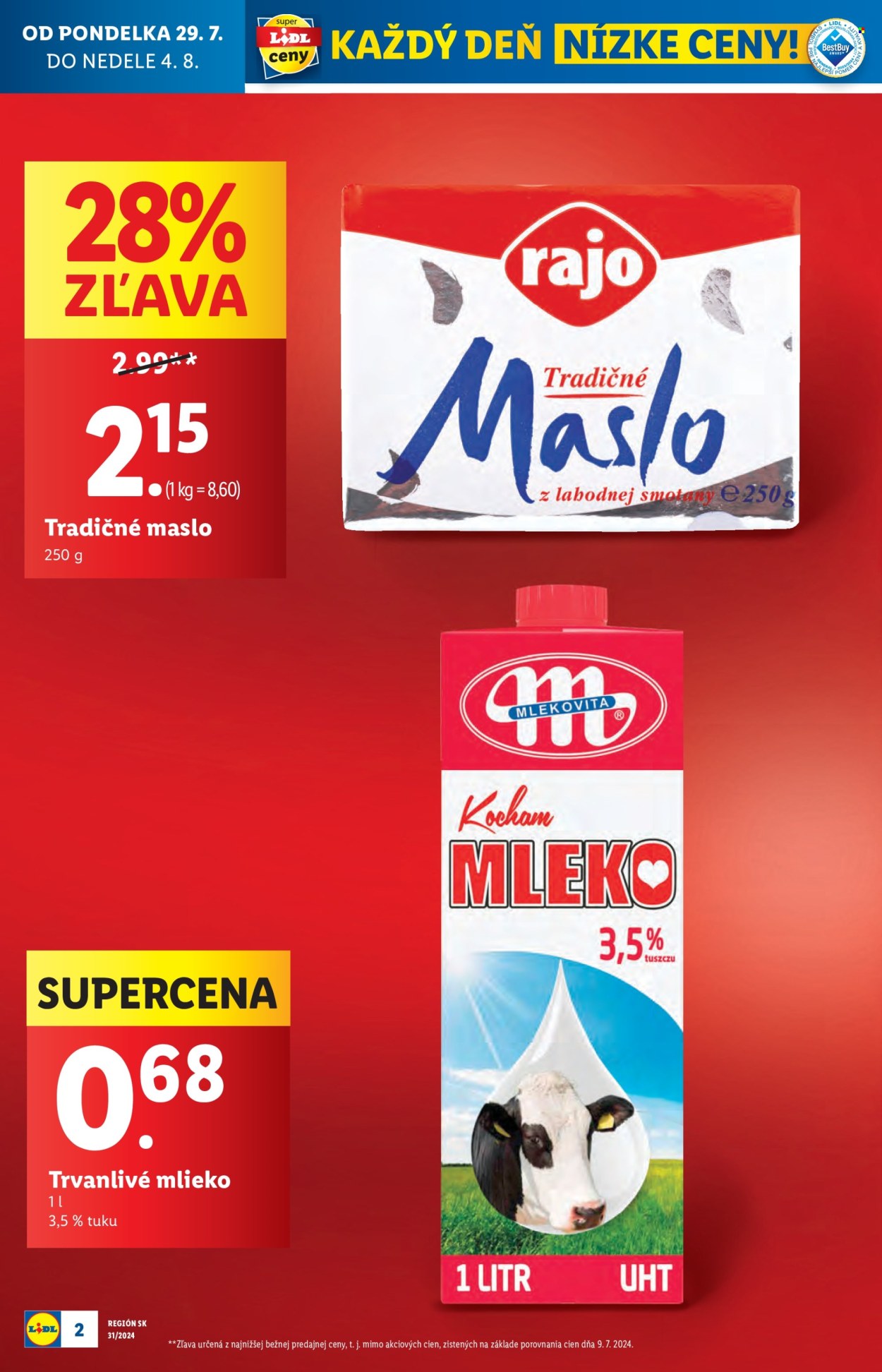 Leták Lidl - 1.8.2024 - 4.8.2024. Strana 4
