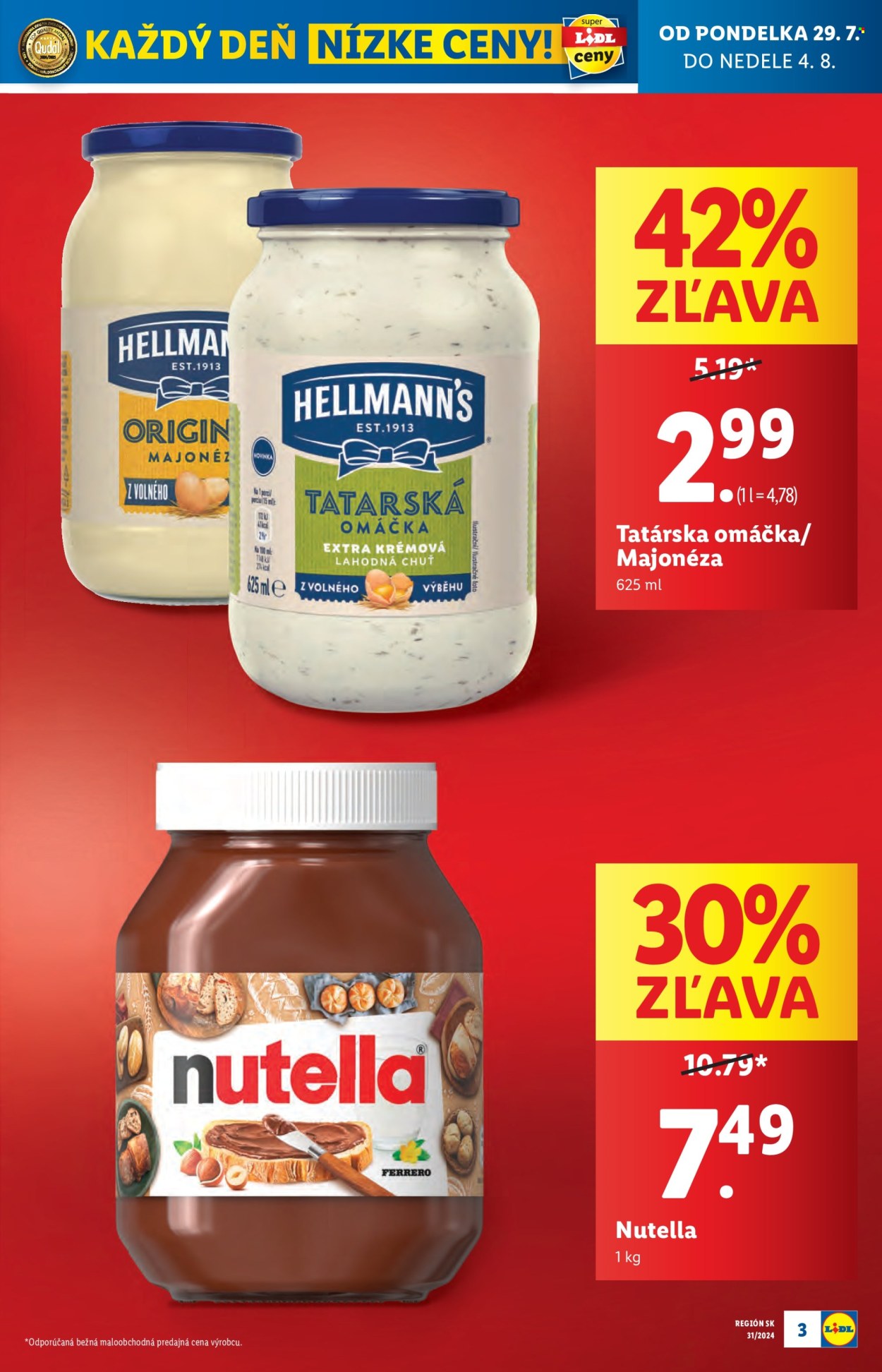 Leták Lidl - 1.8.2024 - 4.8.2024. Strana 5