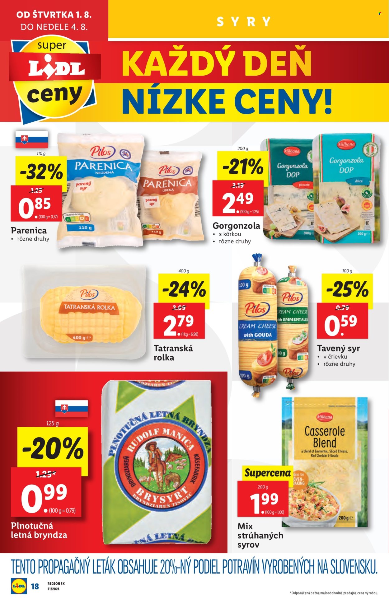 Leták Lidl - 1.8.2024 - 4.8.2024. Strana 20