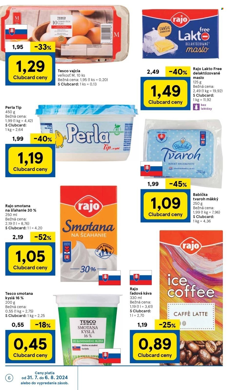 Leták TESCO - 31.7.2024 - 6.8.2024. Strana 6