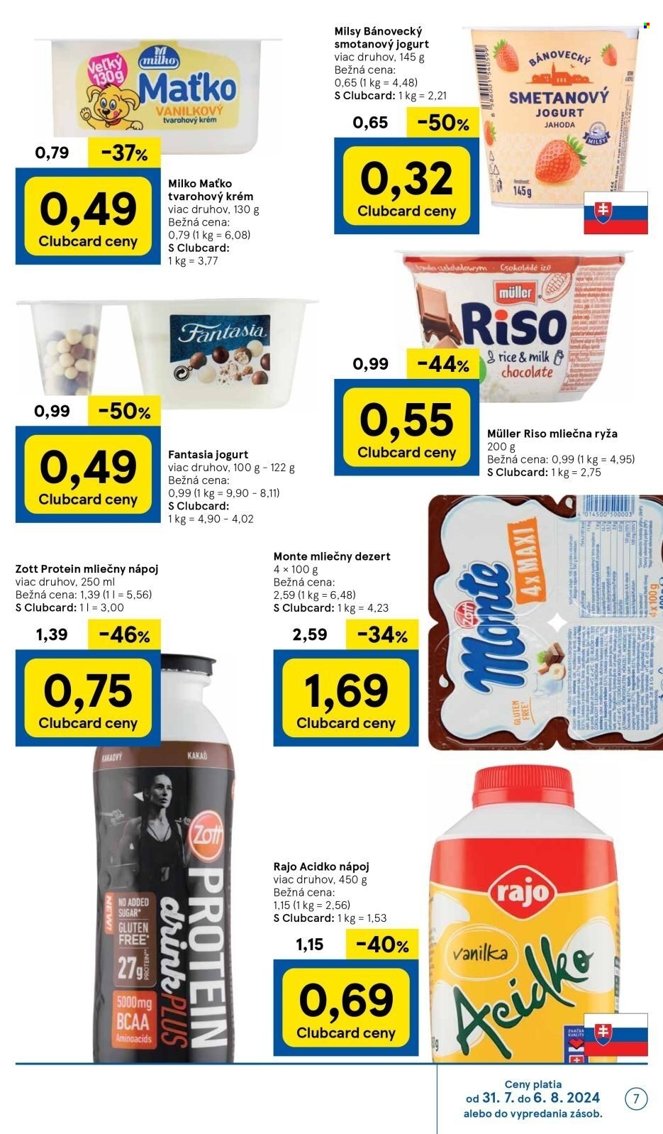 Leták TESCO - 31.7.2024 - 6.8.2024. Strana 7