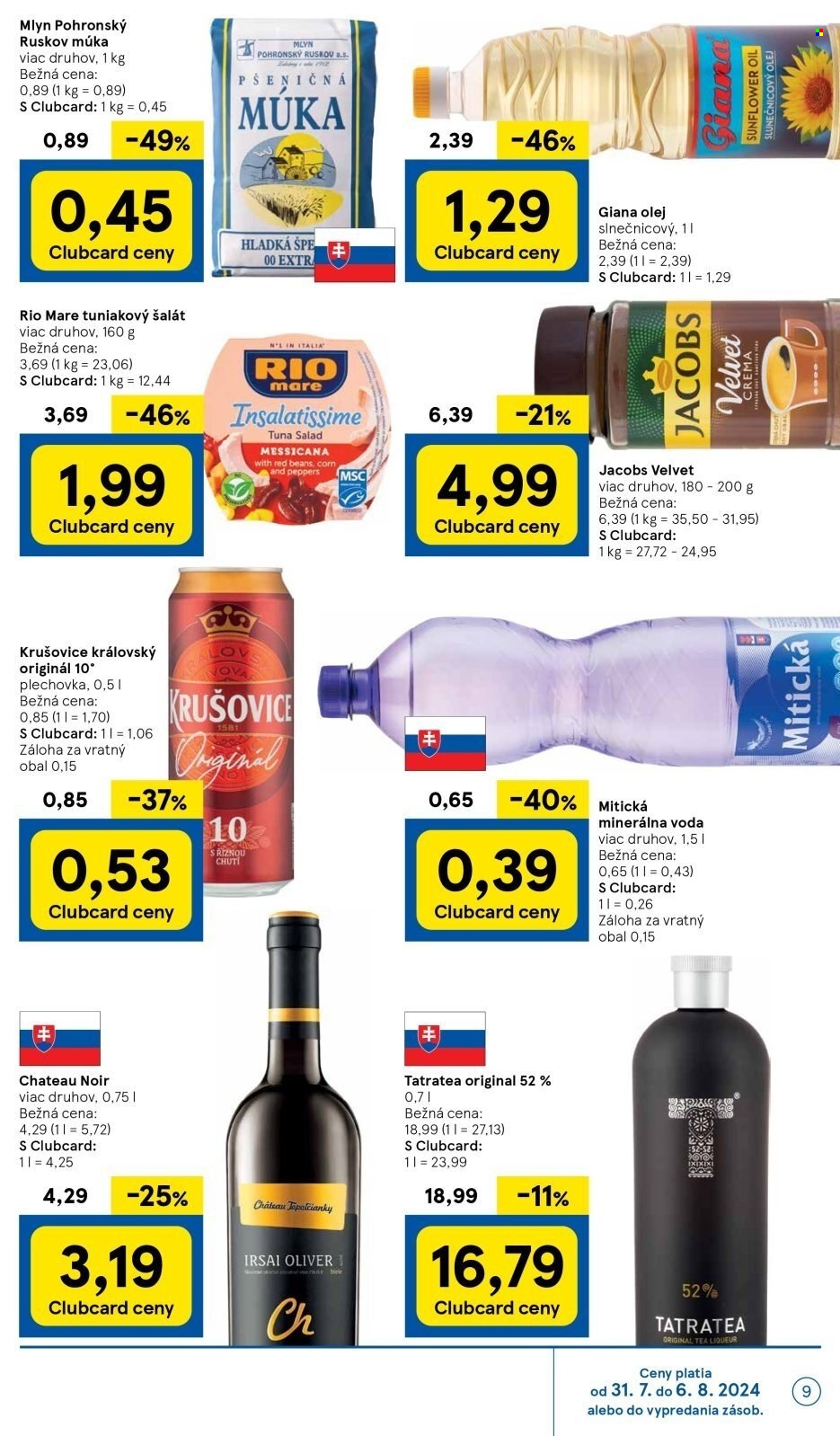 Leták TESCO - 31.7.2024 - 6.8.2024. Strana 9