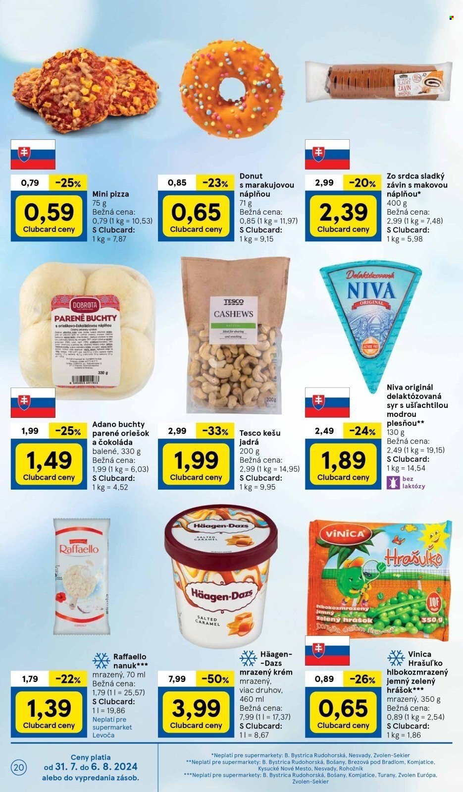 Leták TESCO supermarket - 31.7.2024 - 6.8.2024. Strana 20