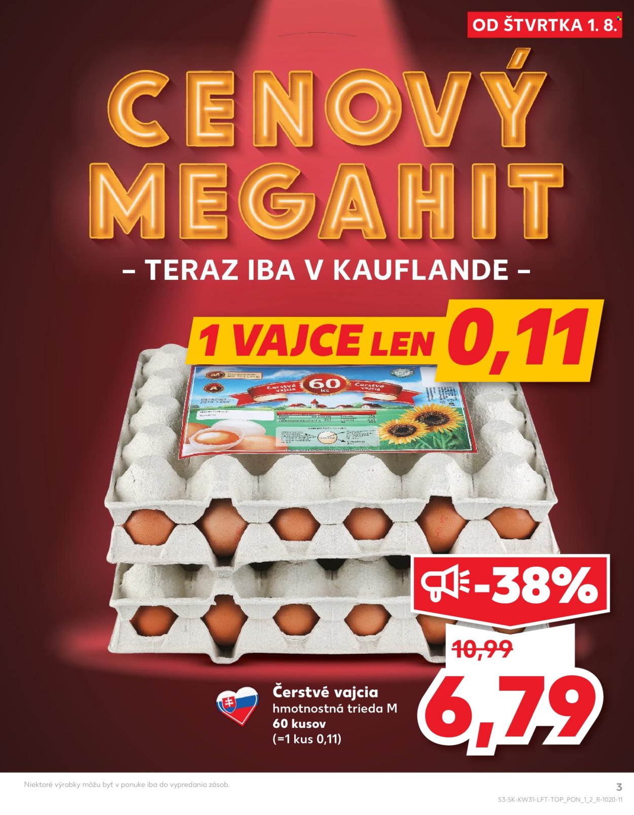 Leták Kaufland - 1.8.2024 - 7.8.2024. Strana 3