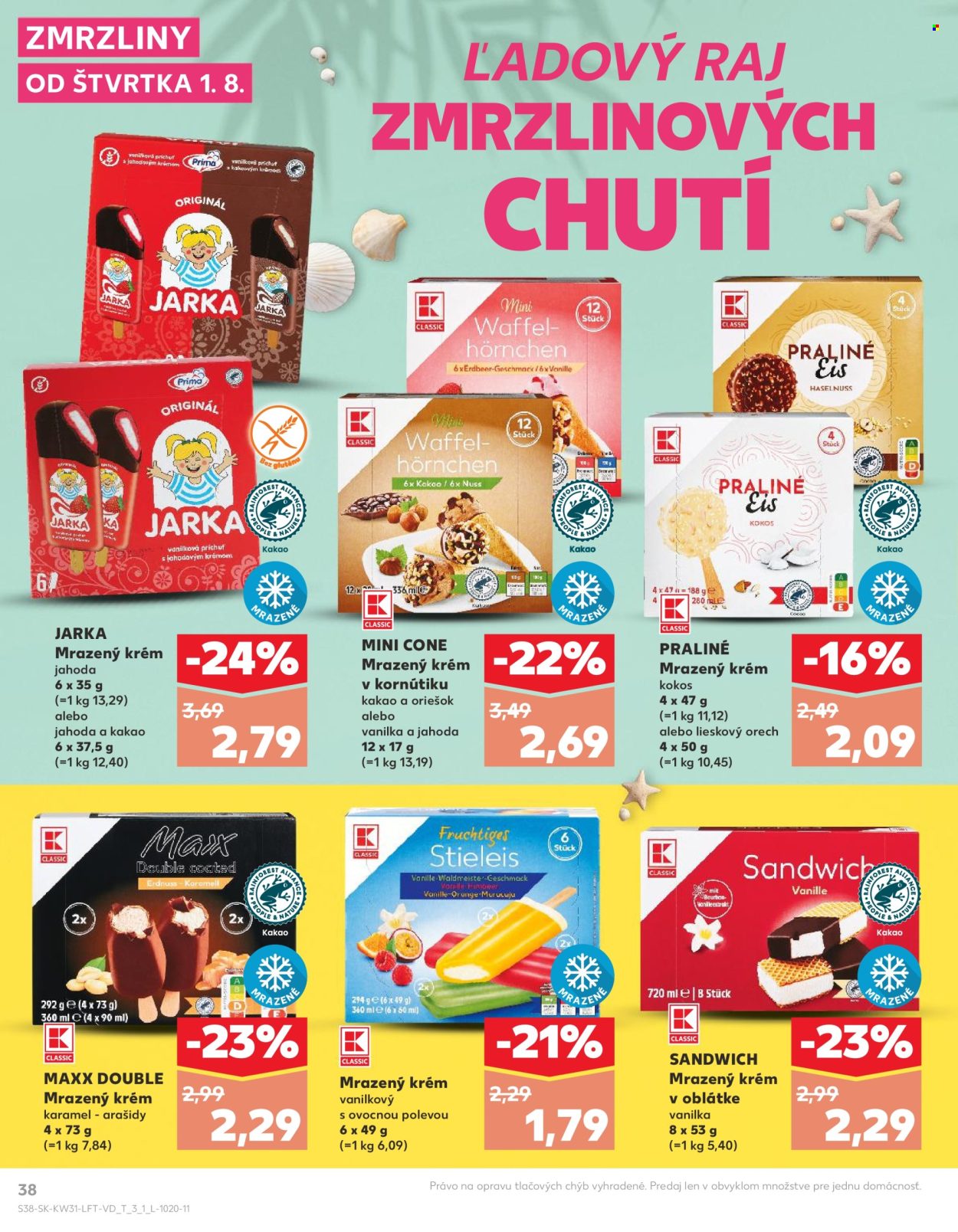 Leták Kaufland - 1.8.2024 - 7.8.2024. Strana 38