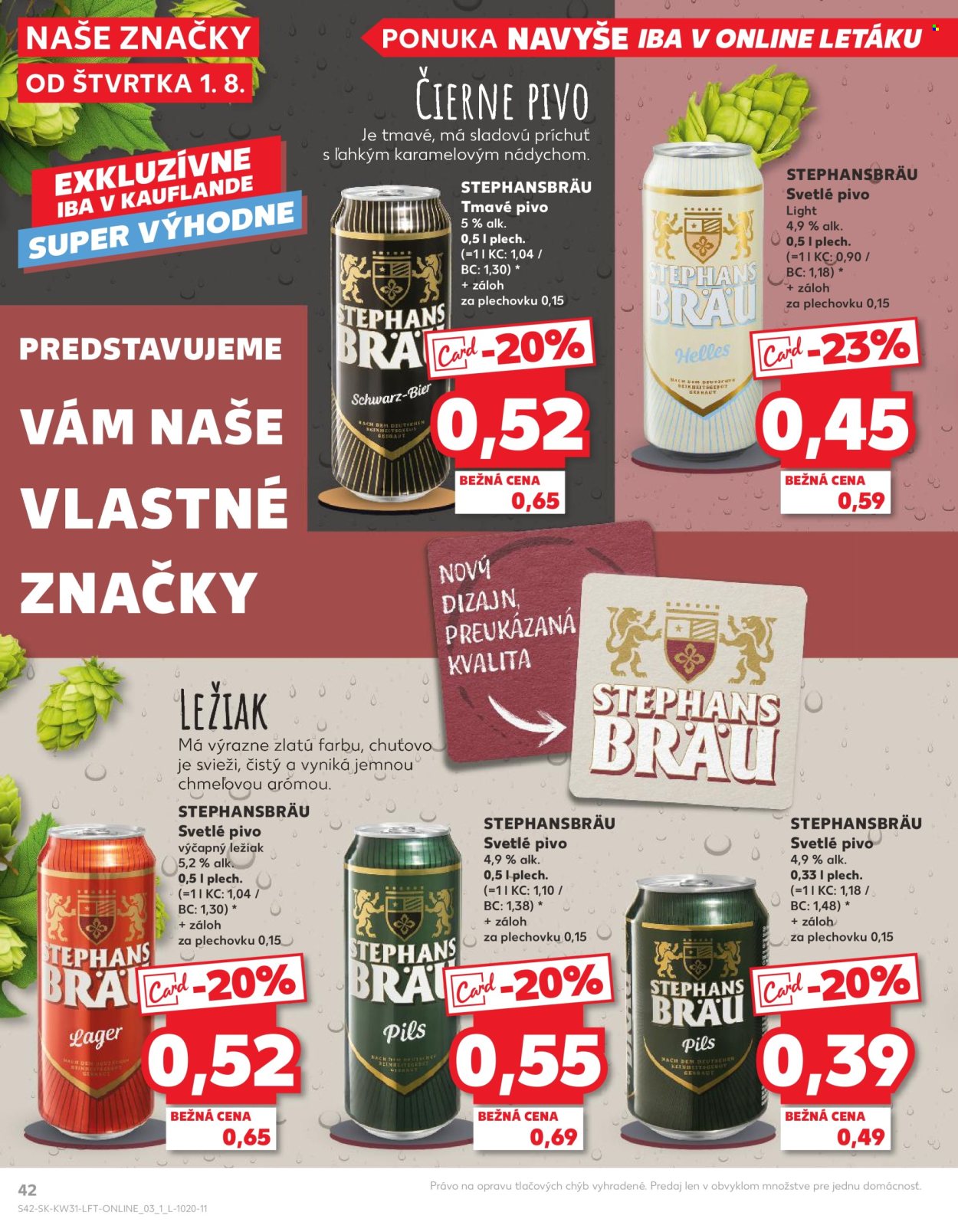 Leták Kaufland - 1.8.2024 - 7.8.2024. Strana 42