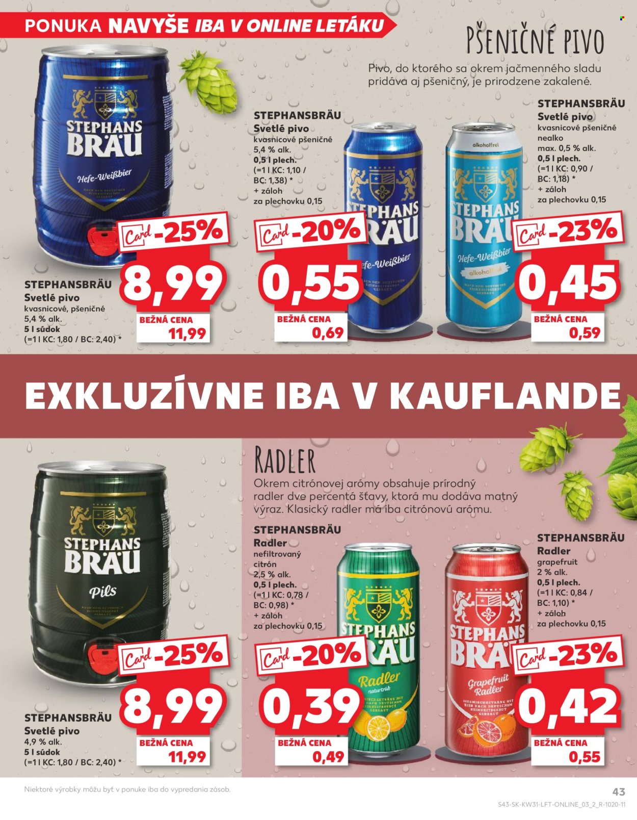 Leták Kaufland - 1.8.2024 - 7.8.2024. Strana 43