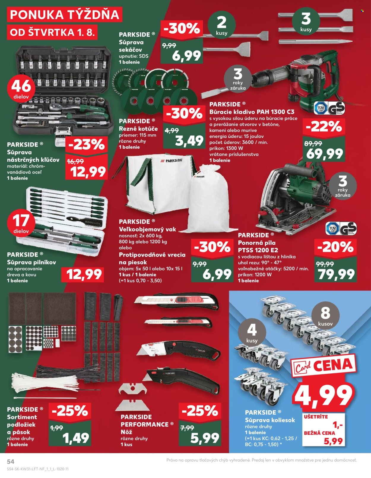 Leták Kaufland - 1.8.2024 - 7.8.2024. Strana 54
