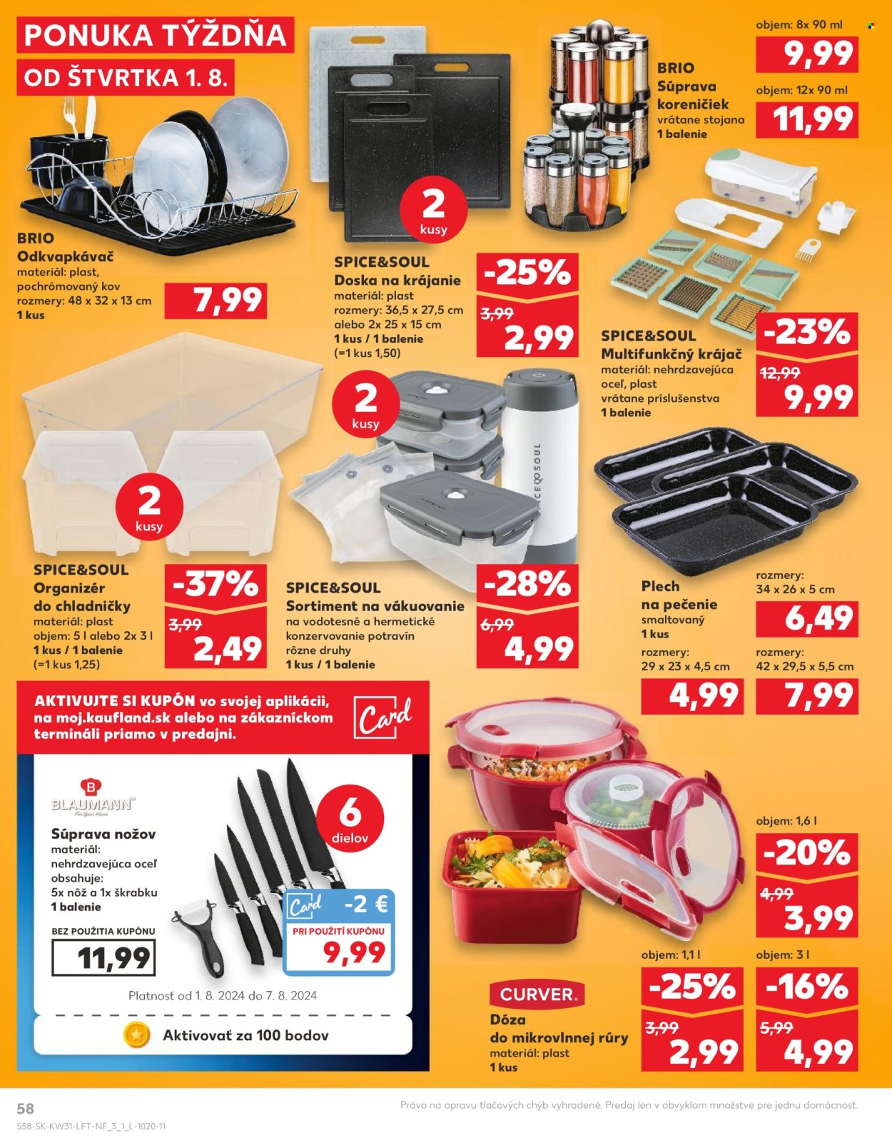 Leták Kaufland - 1.8.2024 - 7.8.2024. Strana 58
