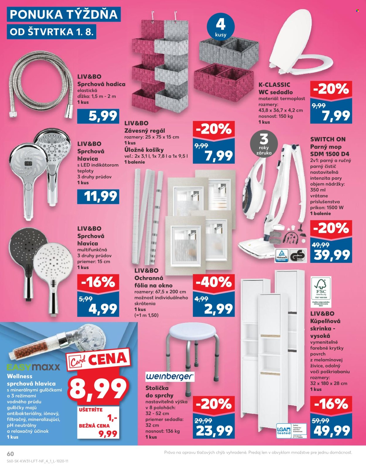 Leták Kaufland - 1.8.2024 - 7.8.2024. Strana 60