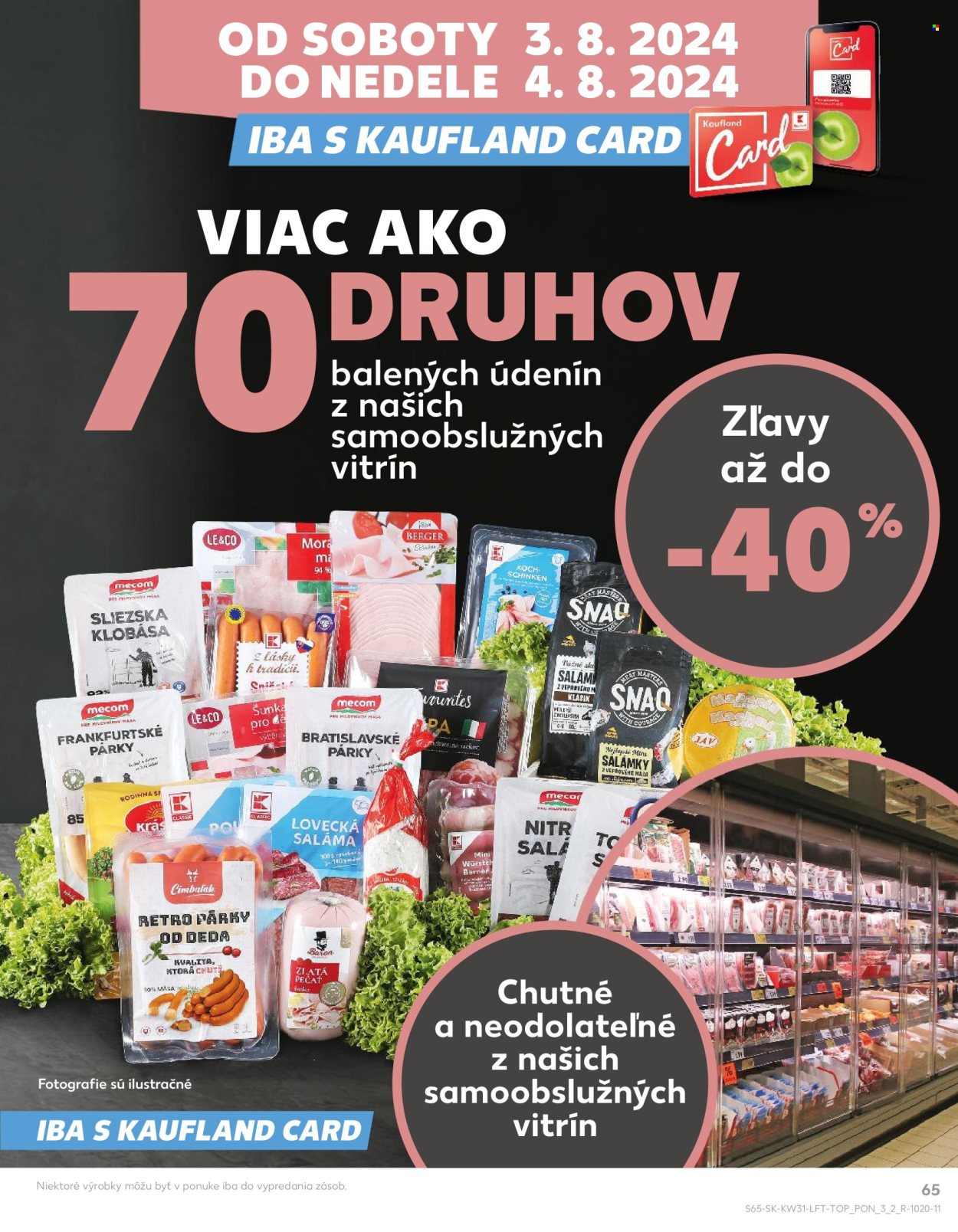 Leták Kaufland - 1.8.2024 - 7.8.2024. Strana 65