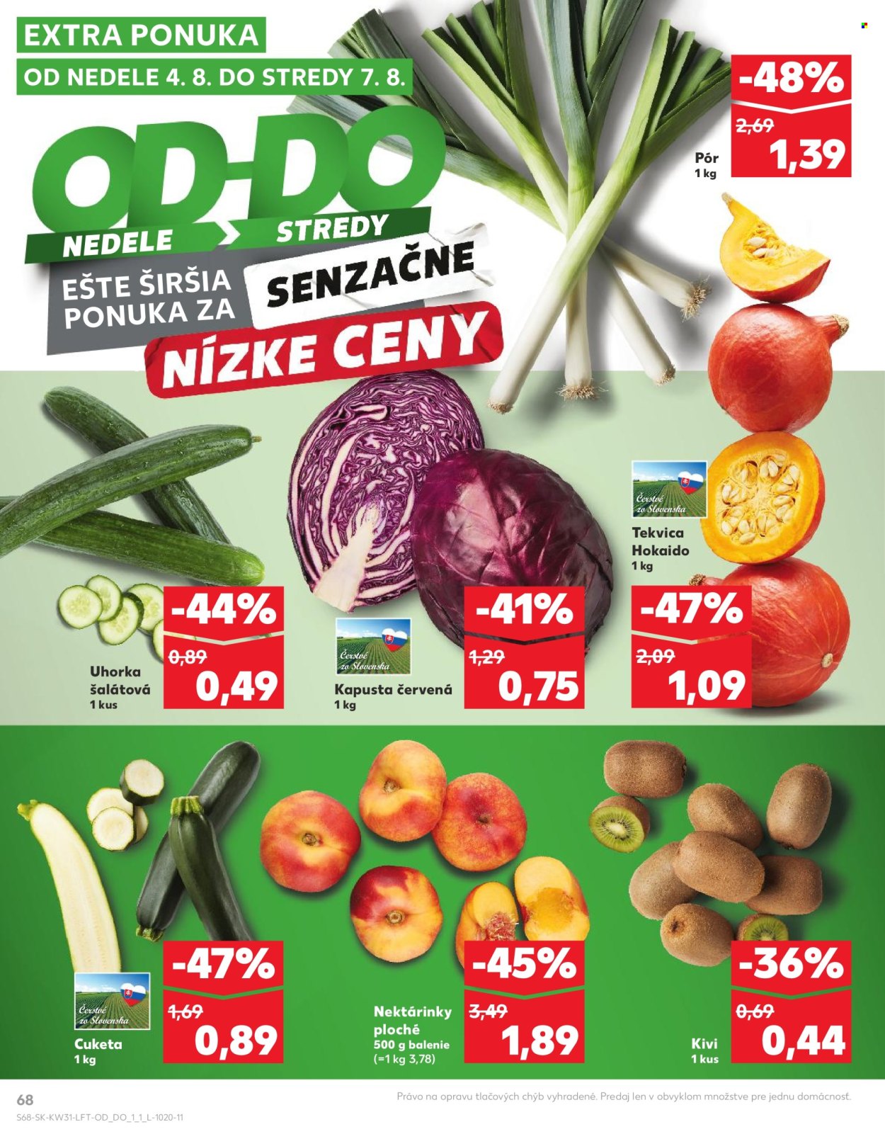 Leták Kaufland - 1.8.2024 - 7.8.2024. Strana 68