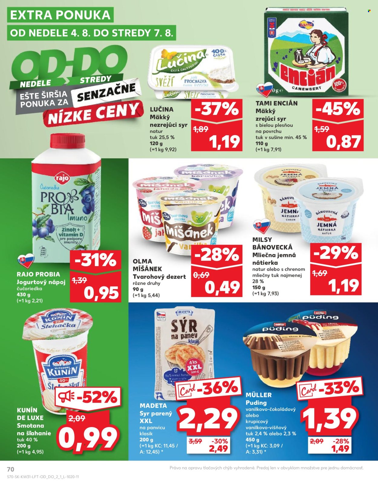 Leták Kaufland - 1.8.2024 - 7.8.2024. Strana 70