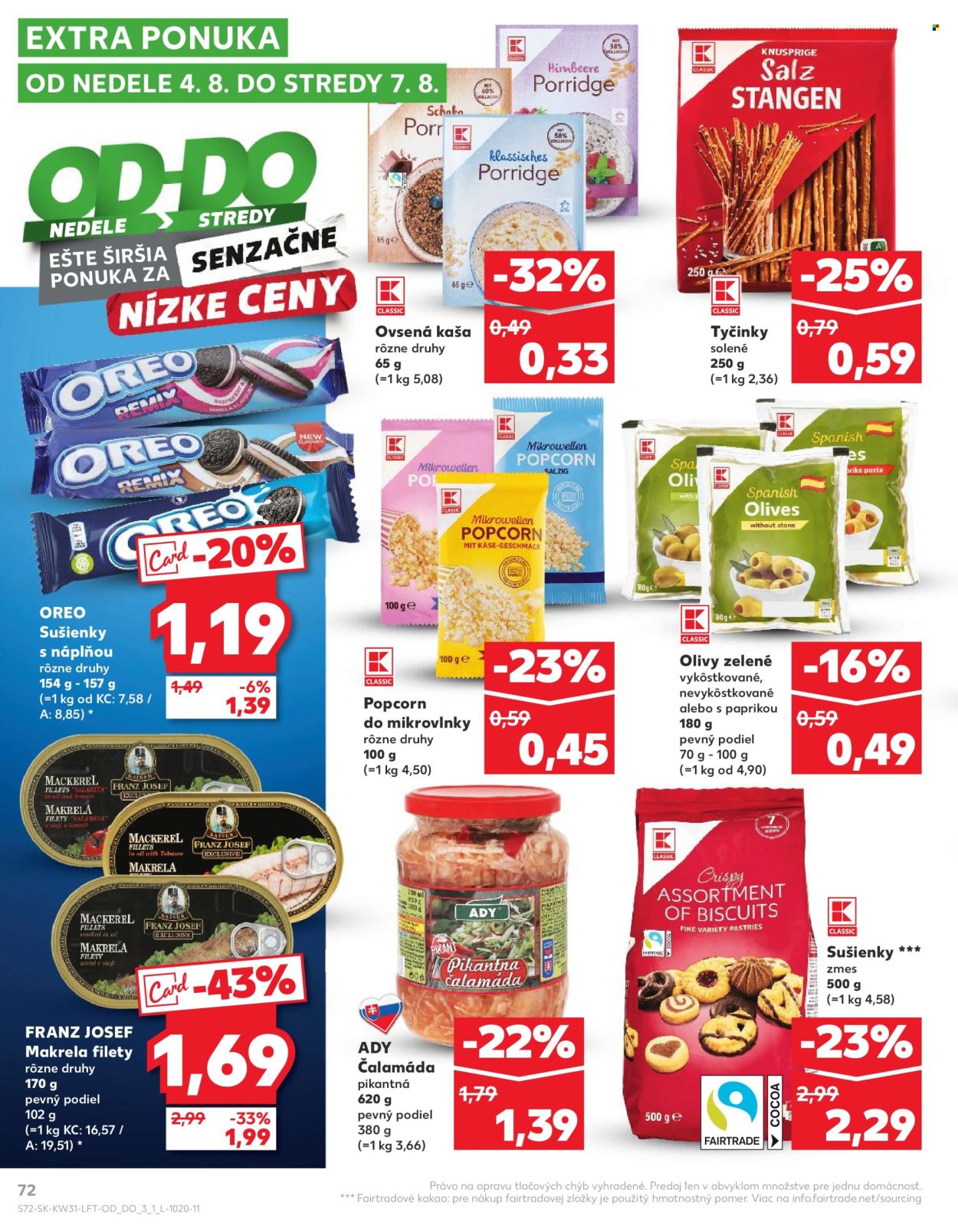 Leták Kaufland - 1.8.2024 - 7.8.2024. Strana 72
