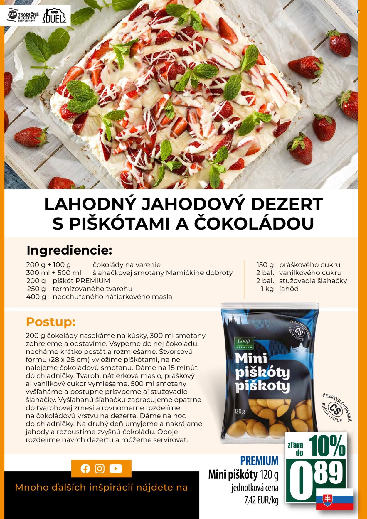 Leták COOP Jednota - 1.8.2024 - 7.8.2024. Strana 9
