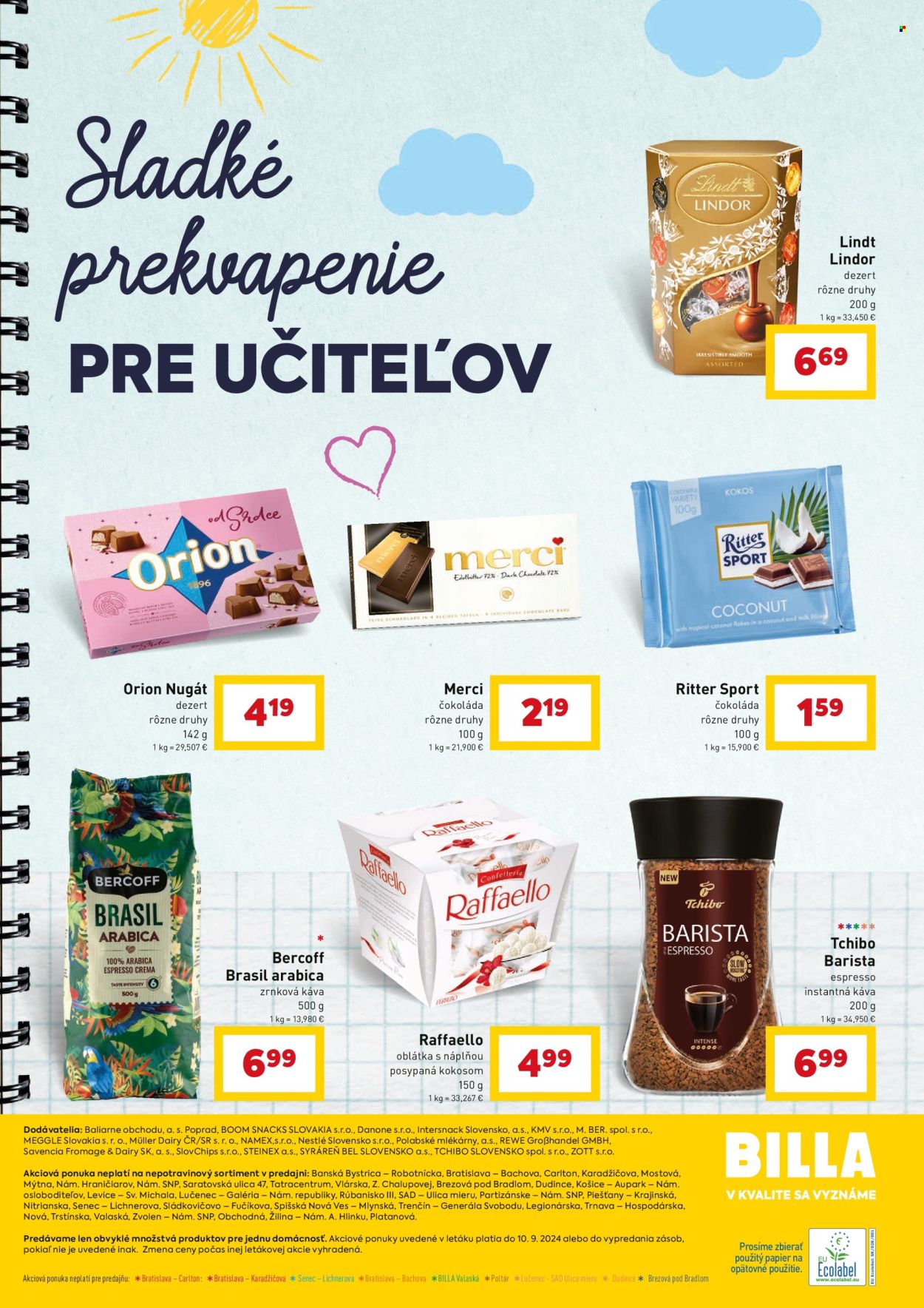 Leták Billa - 31.7.2024 - 10.9.2024. Strana 19
