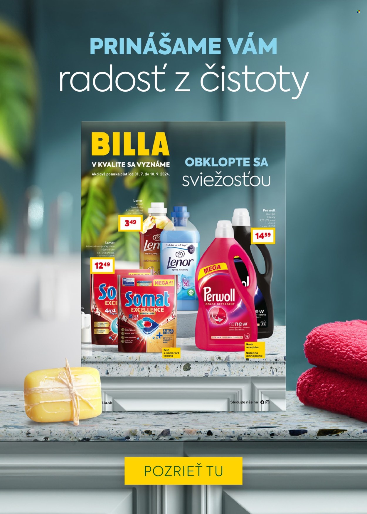Leták Billa - 31.7.2024 - 10.9.2024. Strana 21