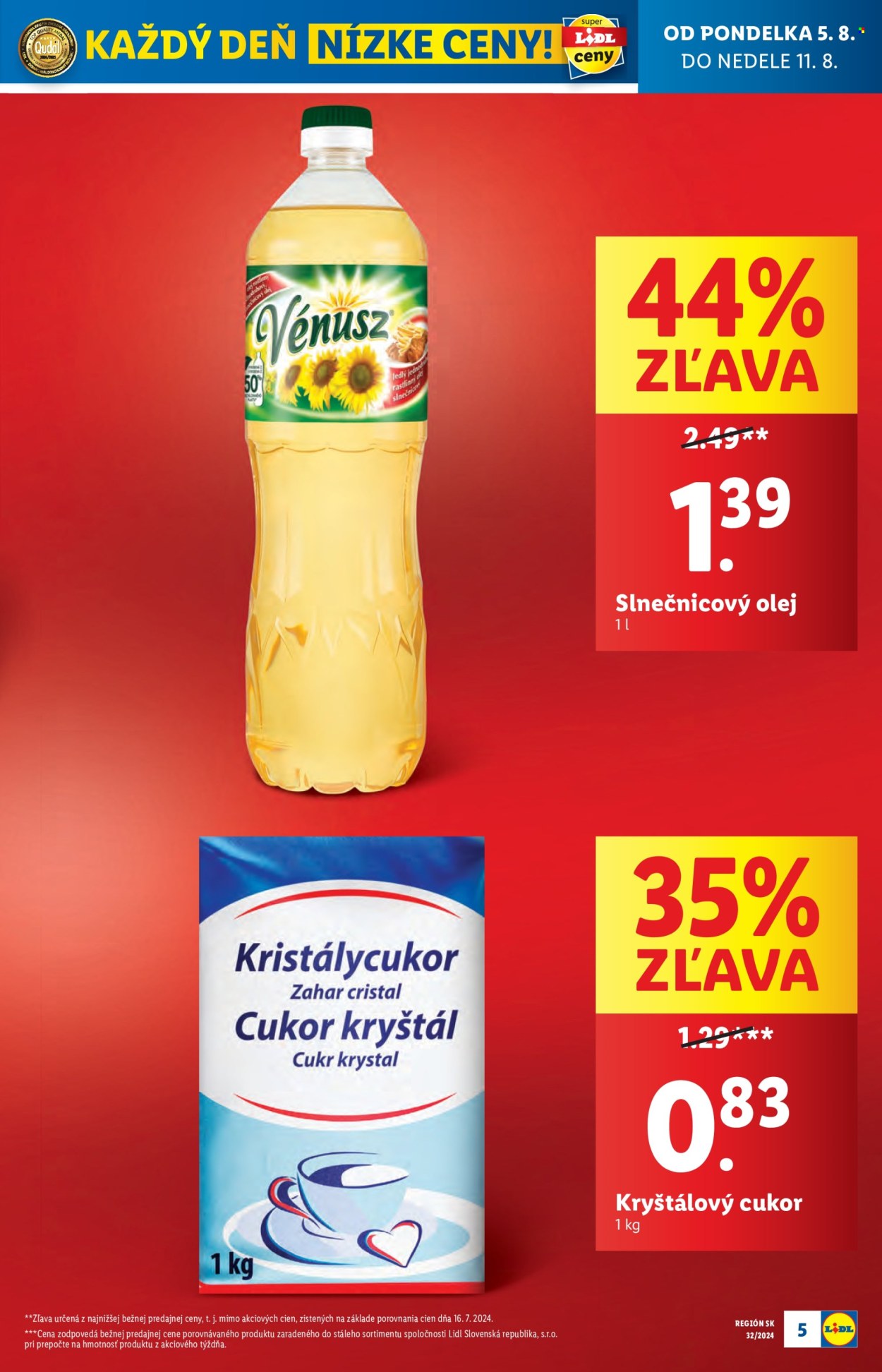 Leták Lidl - 5.8.2024 - 11.8.2024. Strana 5