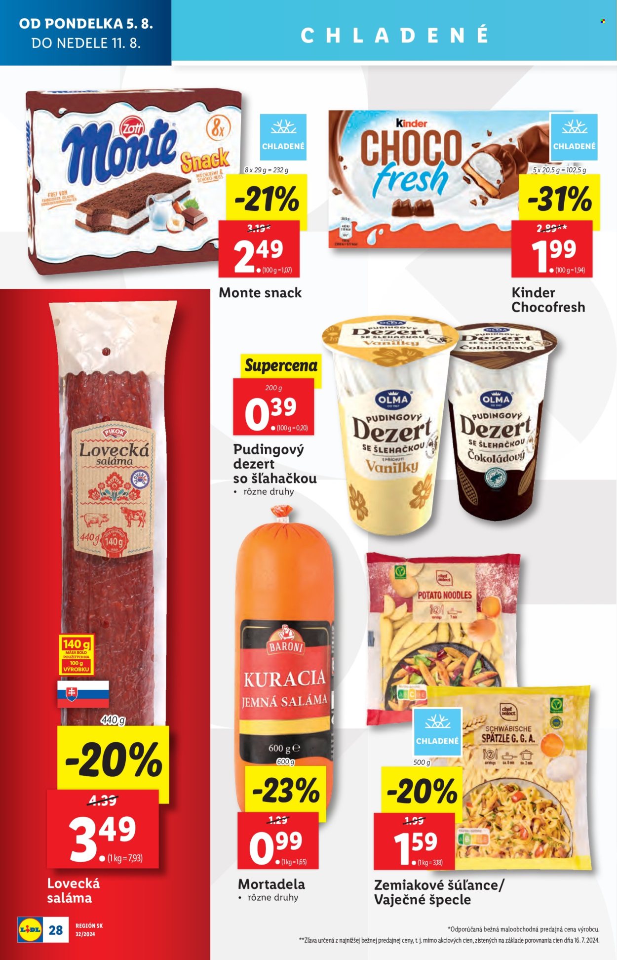Leták Lidl - 5.8.2024 - 11.8.2024. Strana 32
