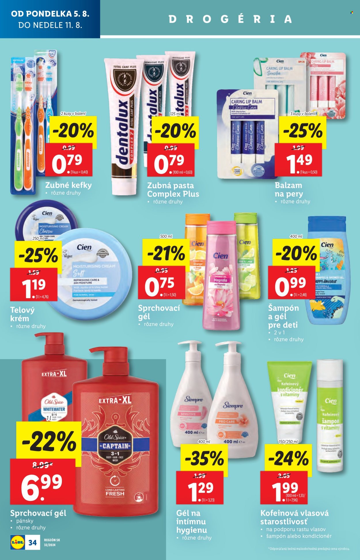 Leták Lidl - 5.8.2024 - 11.8.2024. Strana 38